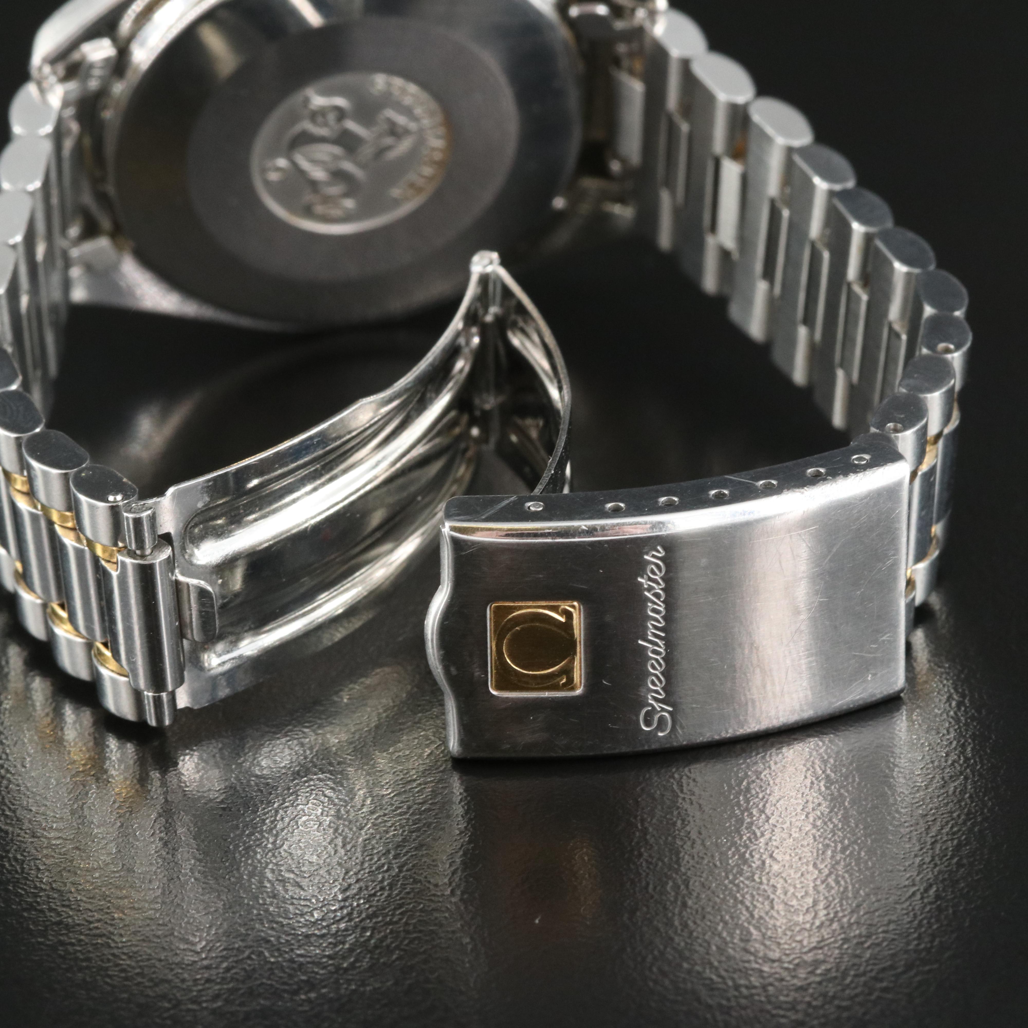 Omega Speedmaster Reduced 18K and Stainless Steel Automatic Watch