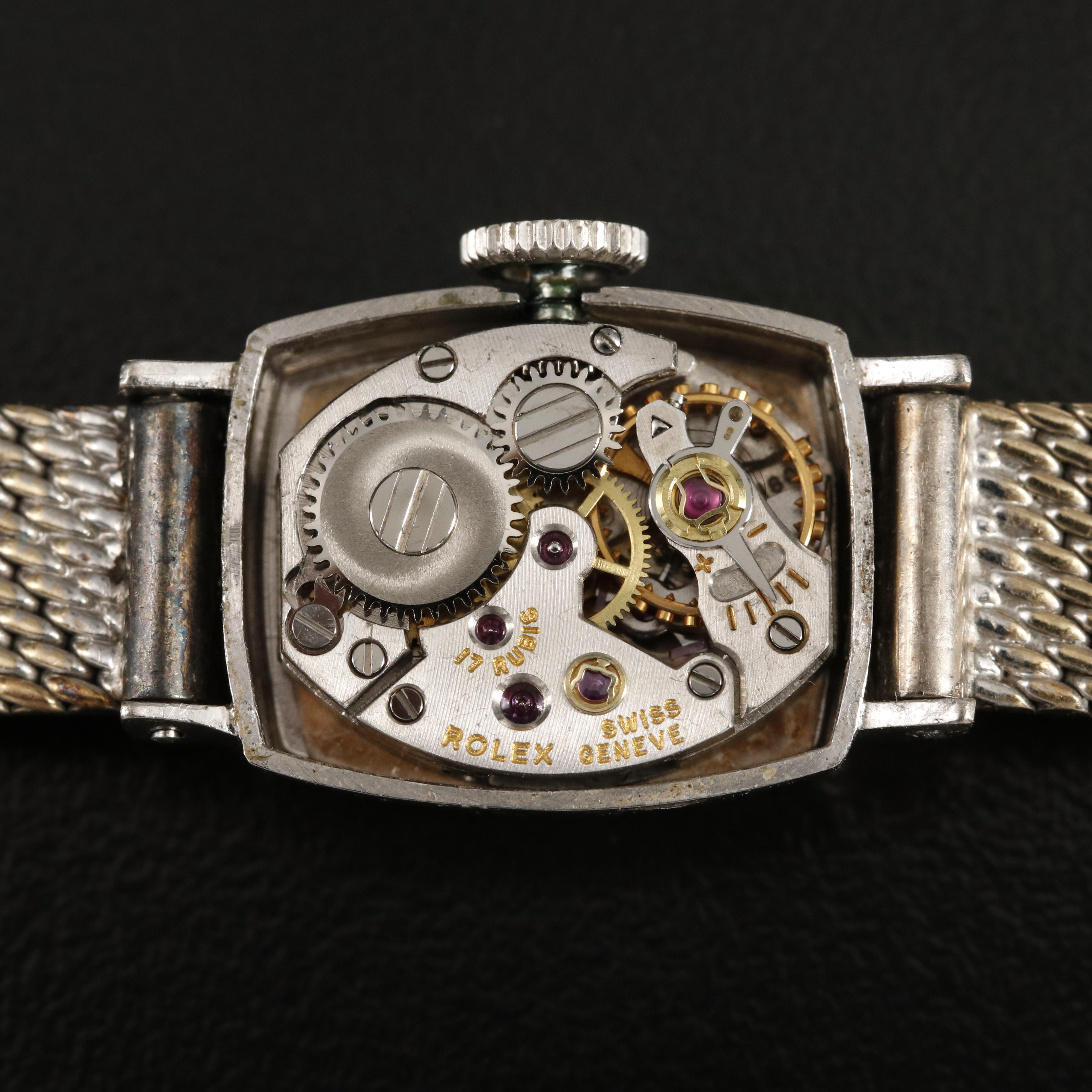 Vintage 18K Rolex Sigma Precision Dial Watch