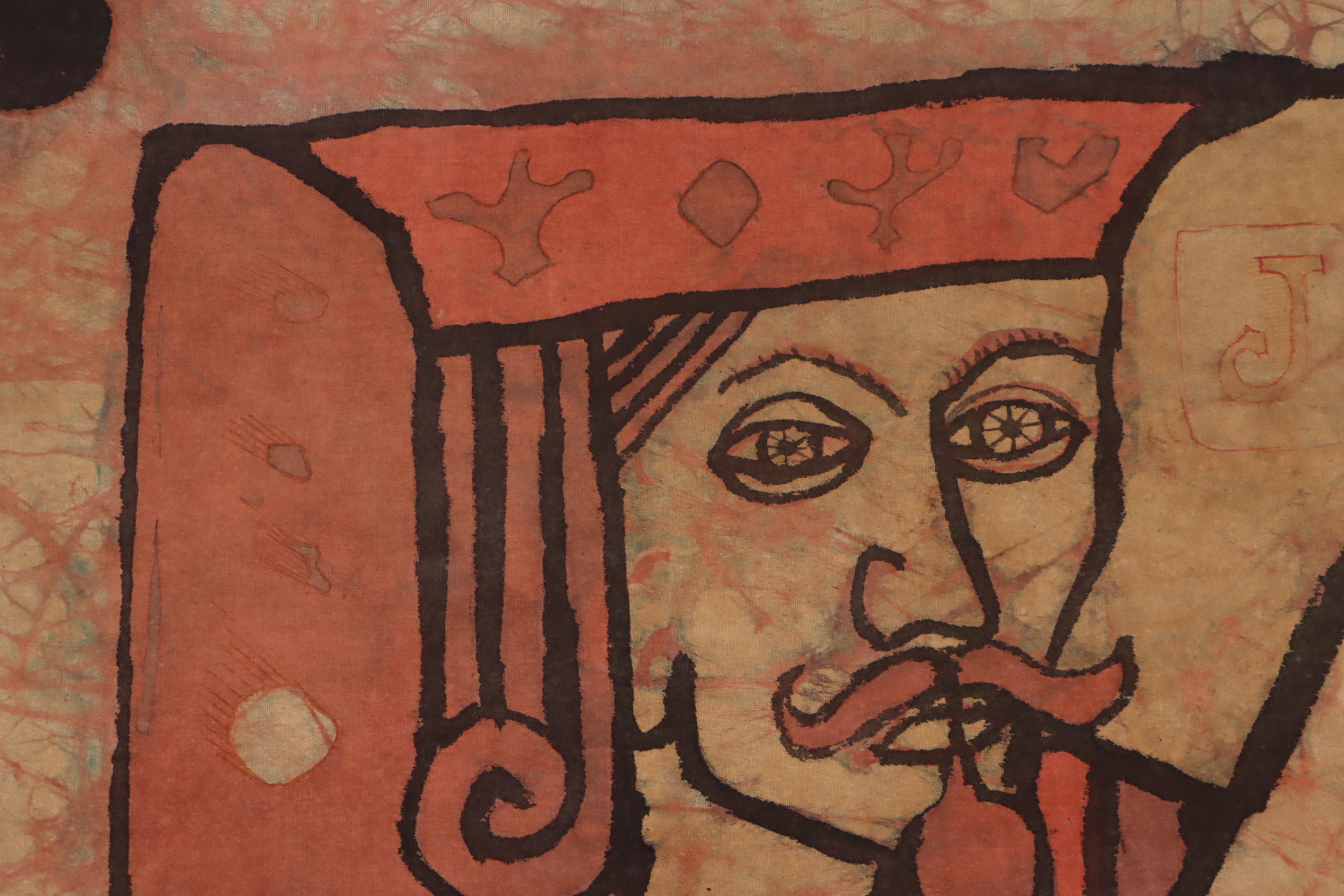 Harry Hilson Jack of Clubs Dyed Batik