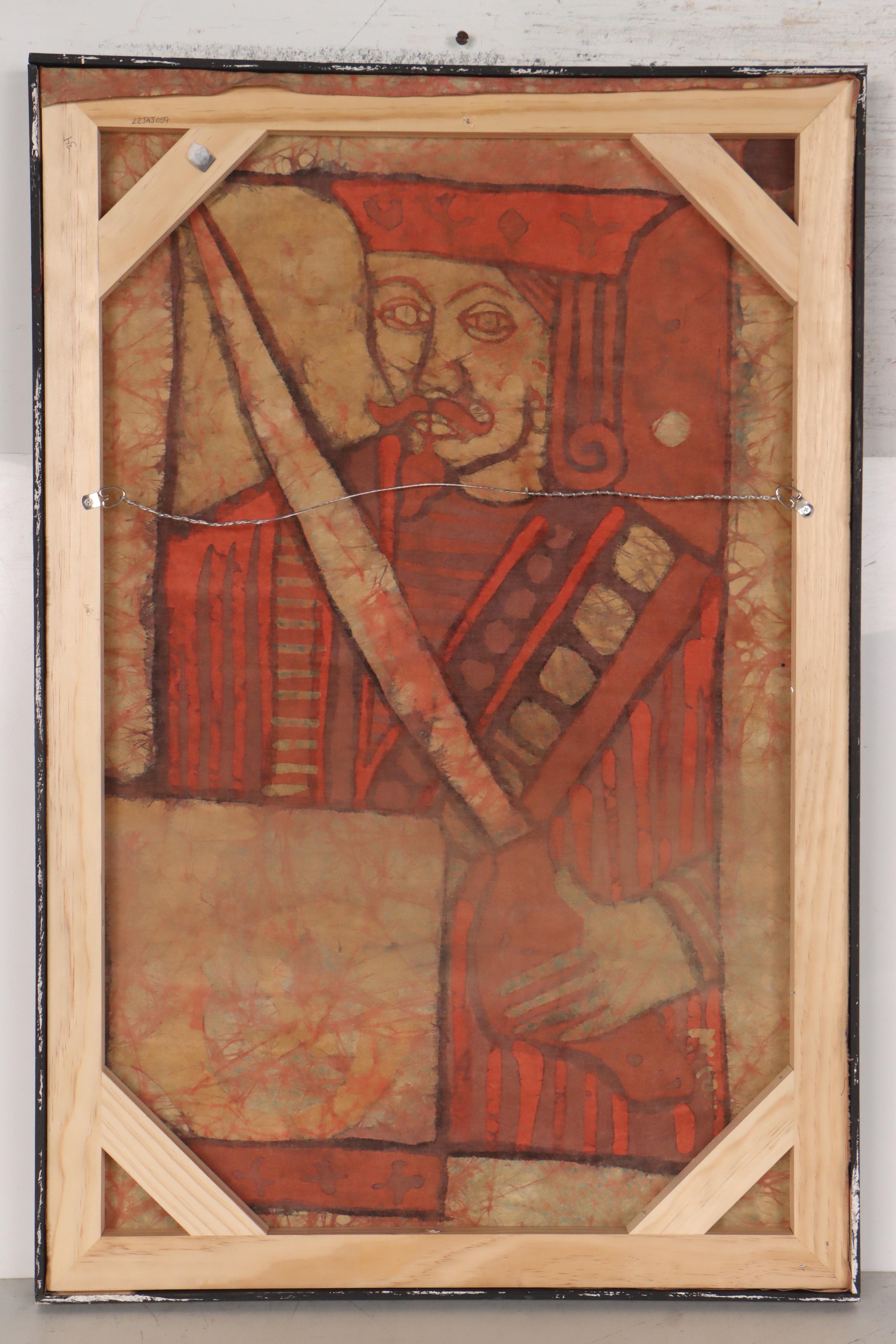 Harry Hilson Jack of Clubs Dyed Batik