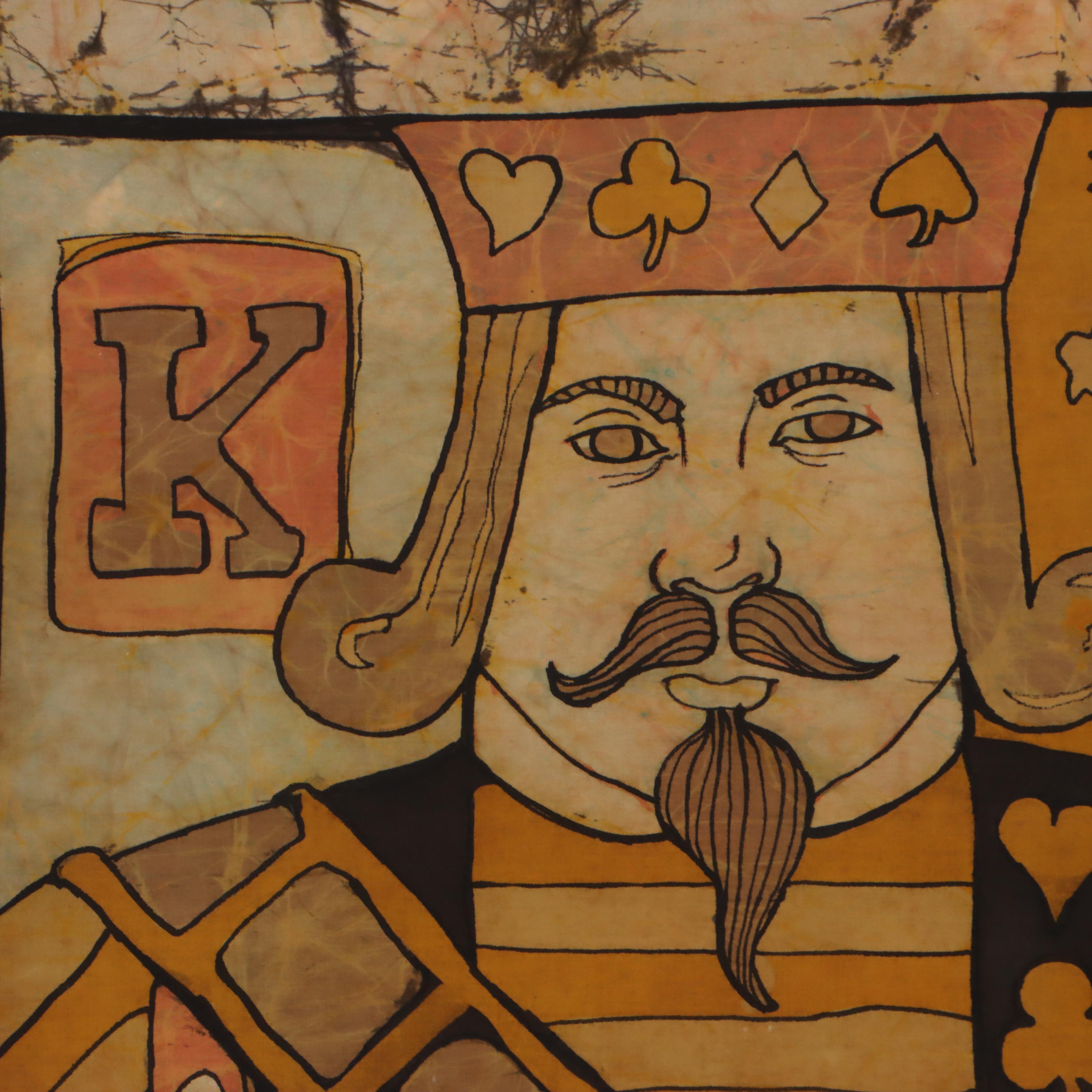 Harry Hilson Dyed Batik Composition of King