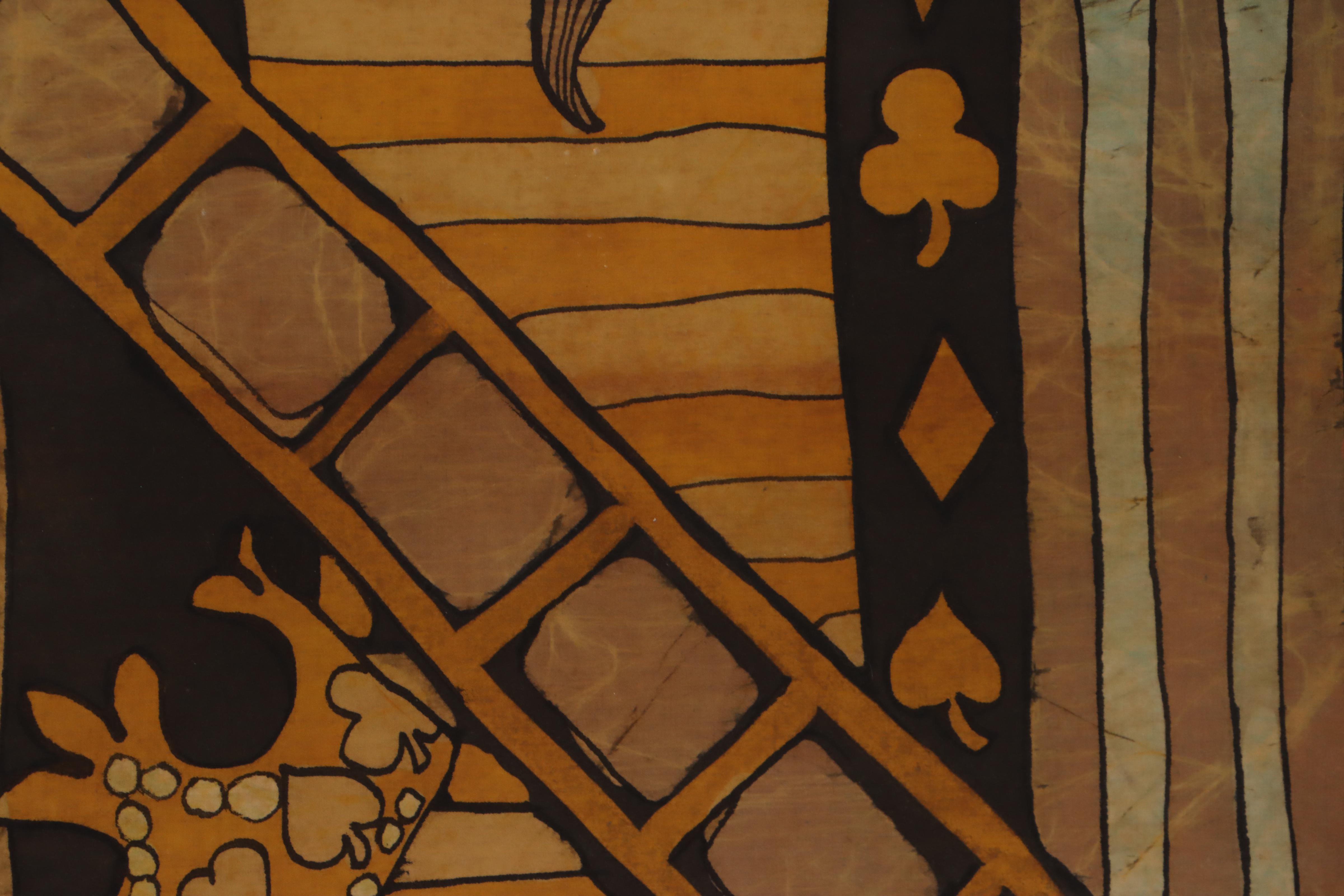 Harry Hilson Dyed Batik Composition of King