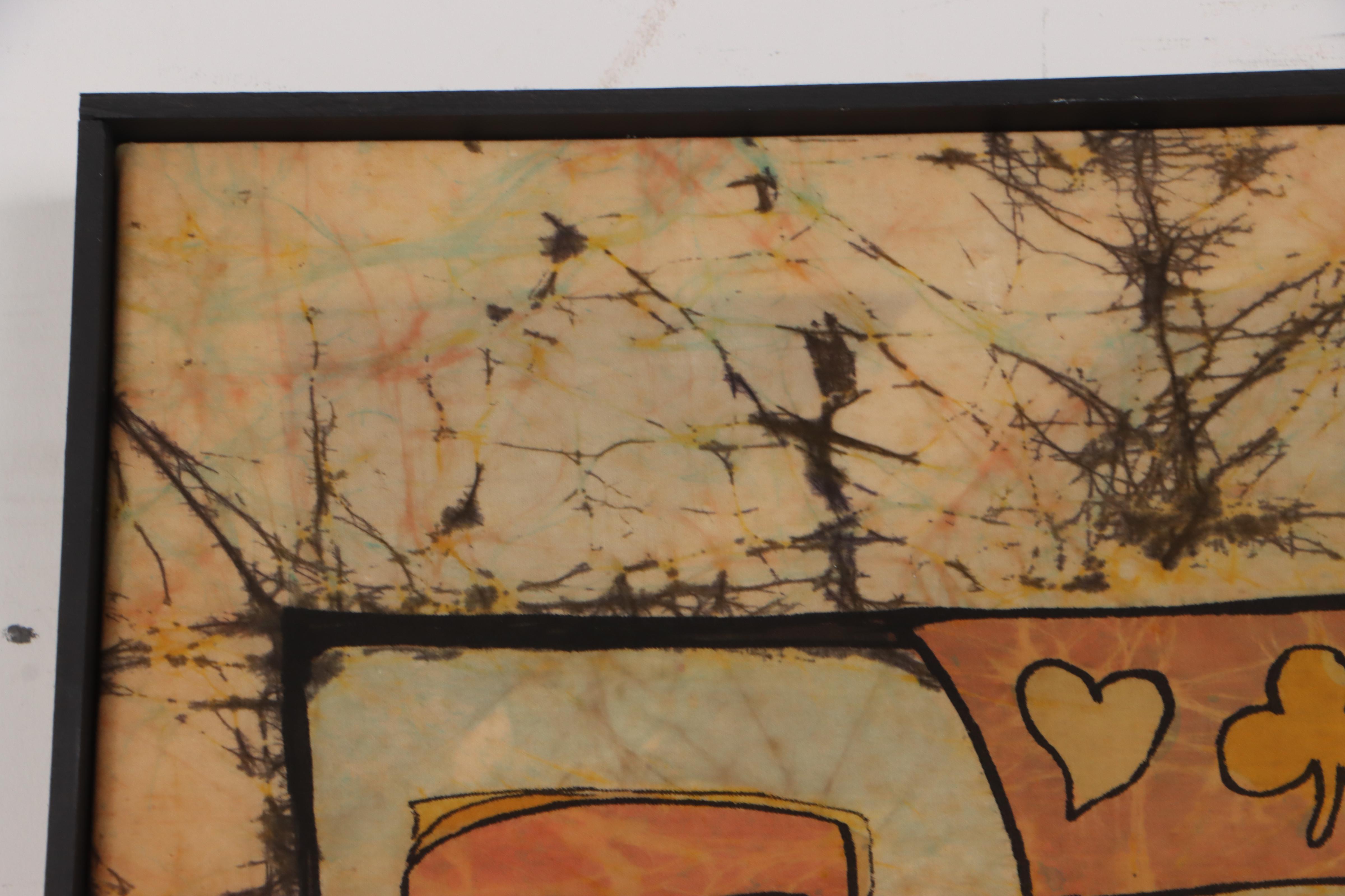 Harry Hilson Dyed Batik Composition of King