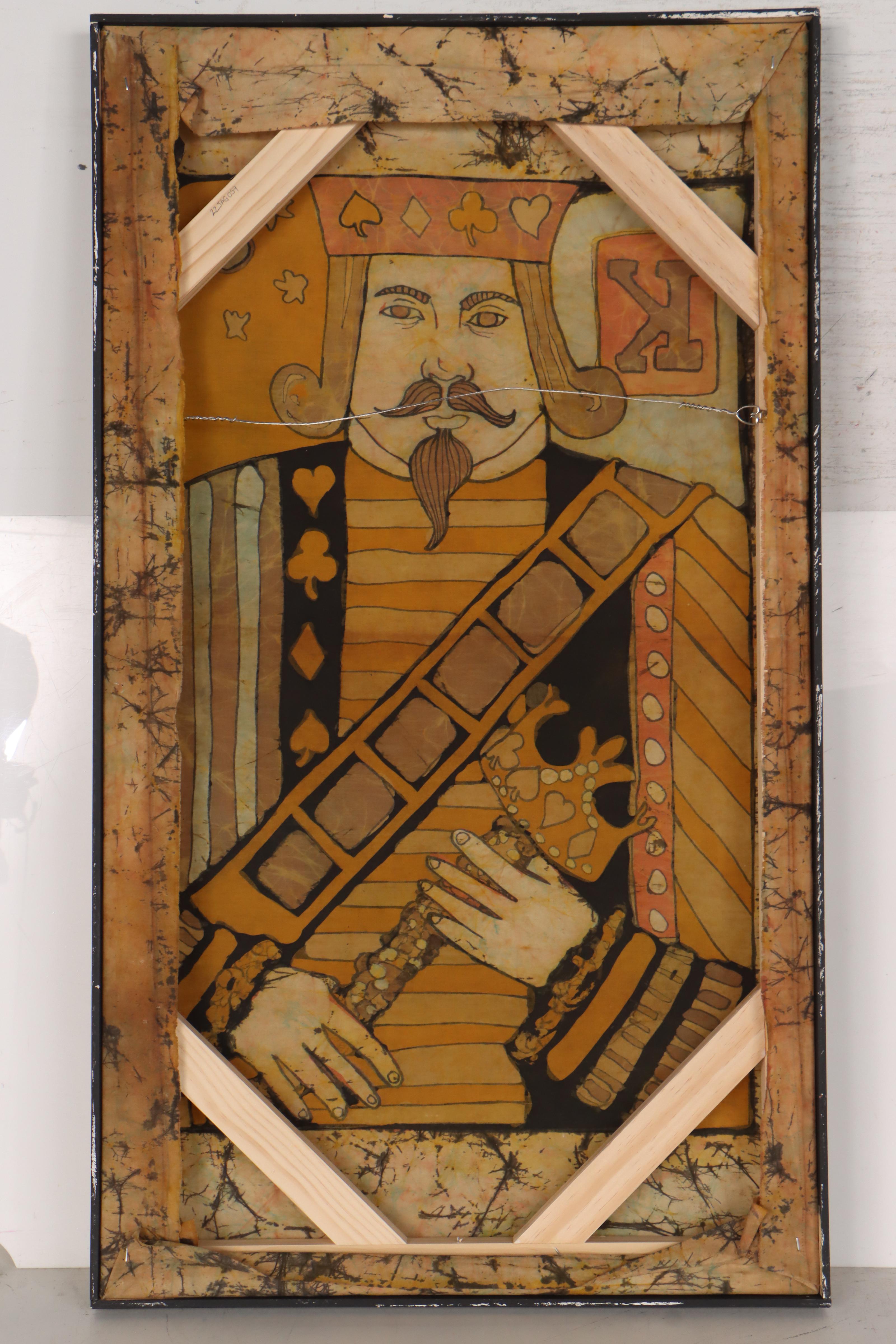 Harry Hilson Dyed Batik Composition of King