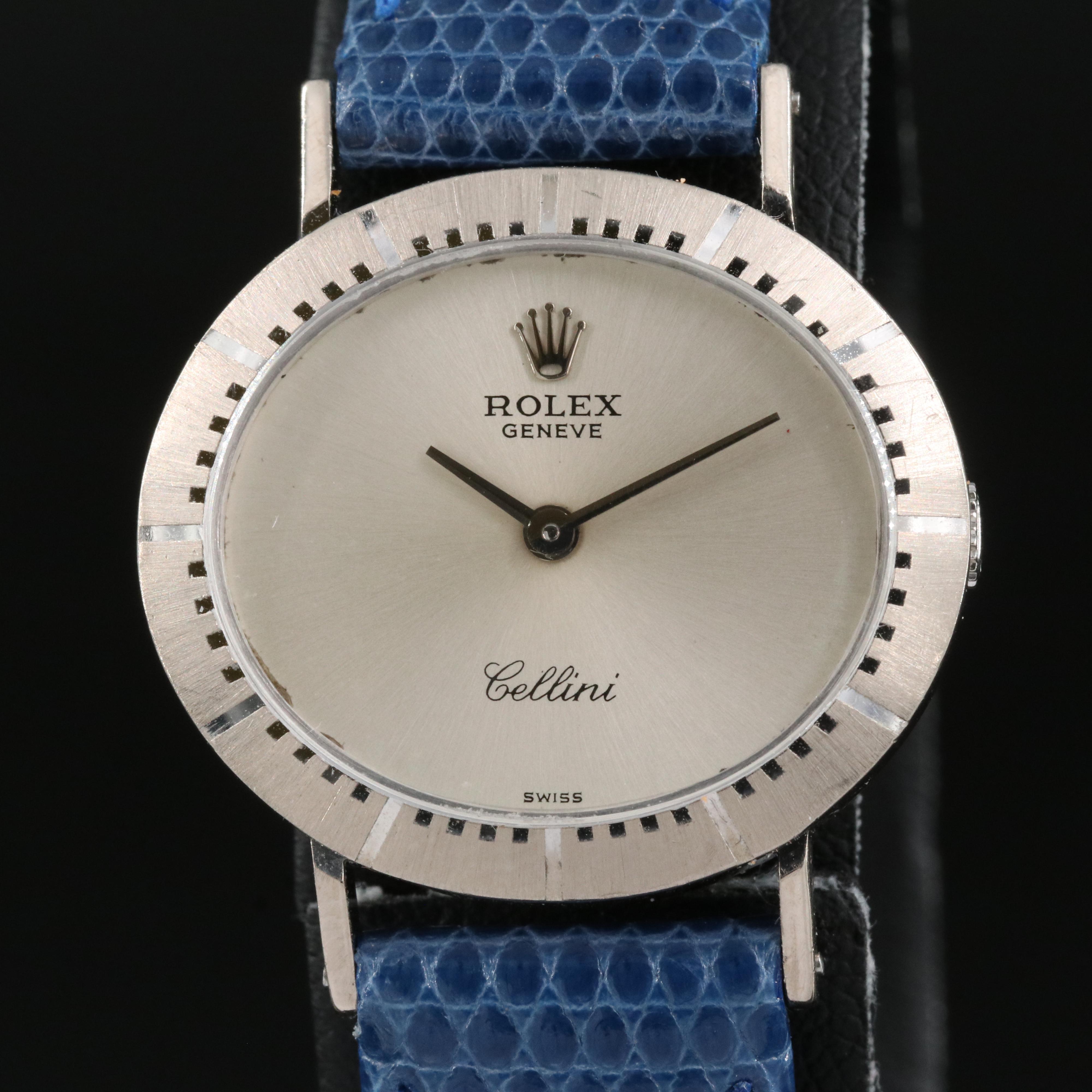 Rolex Cellini 18k White Gold Manual Winding Watch