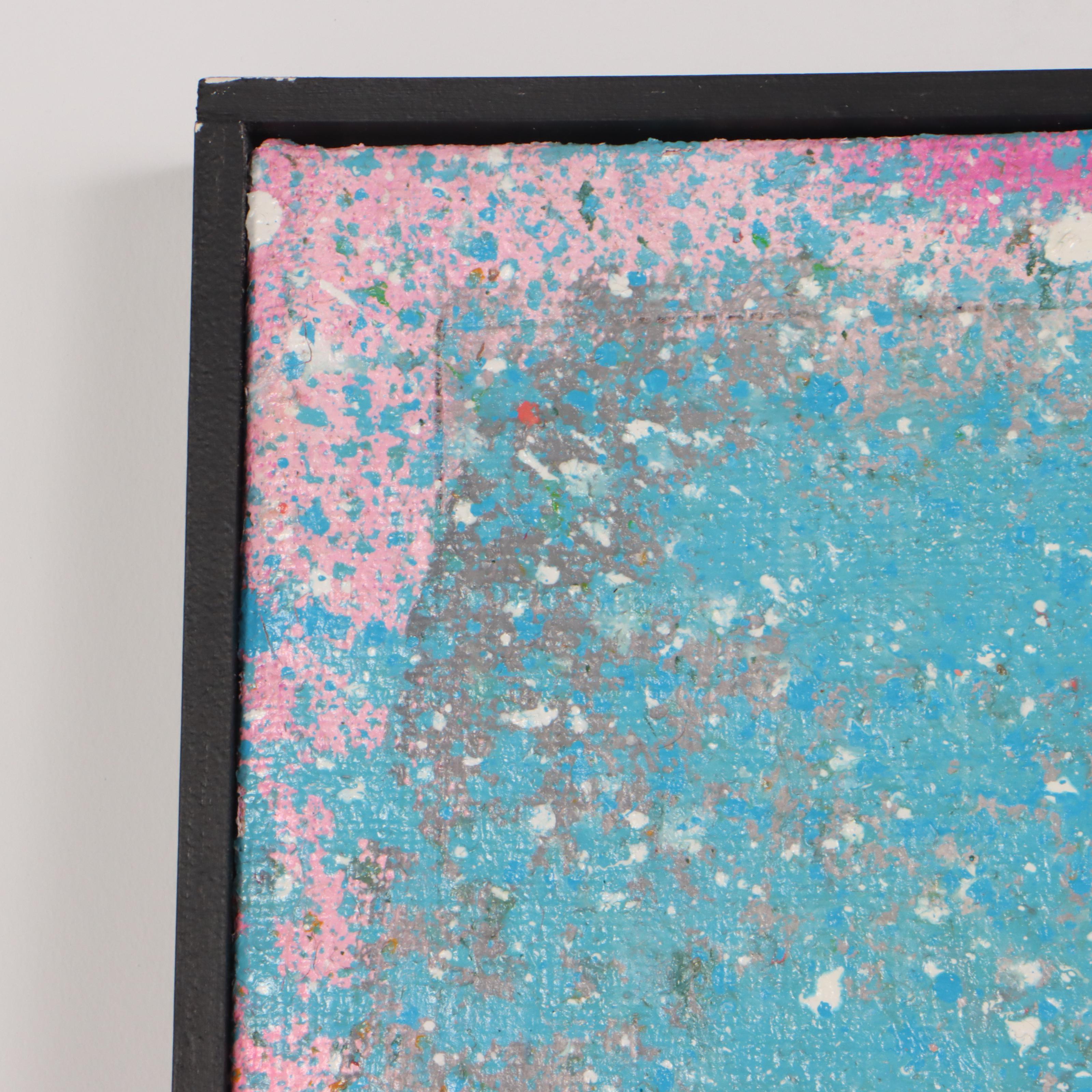 Harry Hilson Abstract Mixed Media Painting