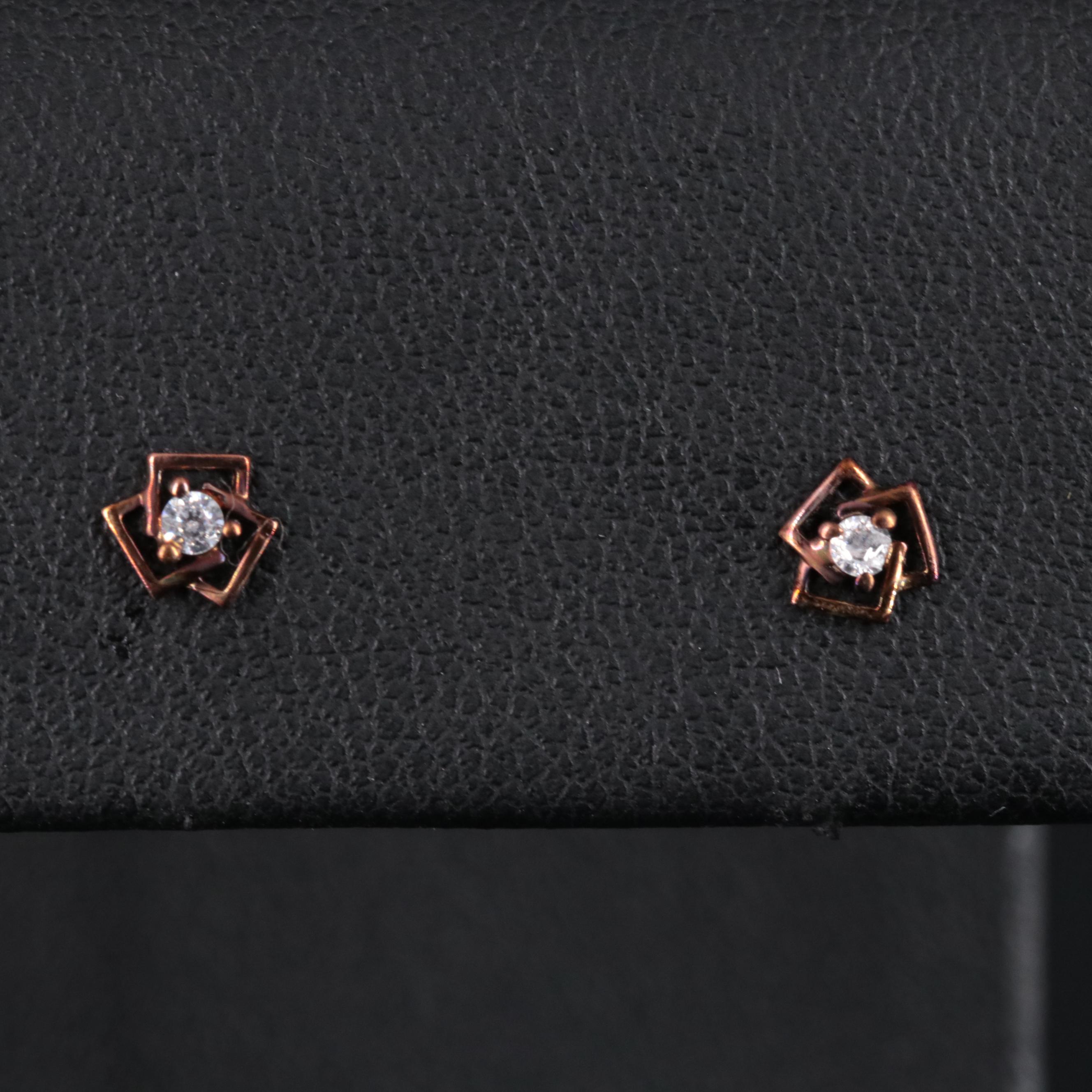 10K Gemstone Stud Earrings