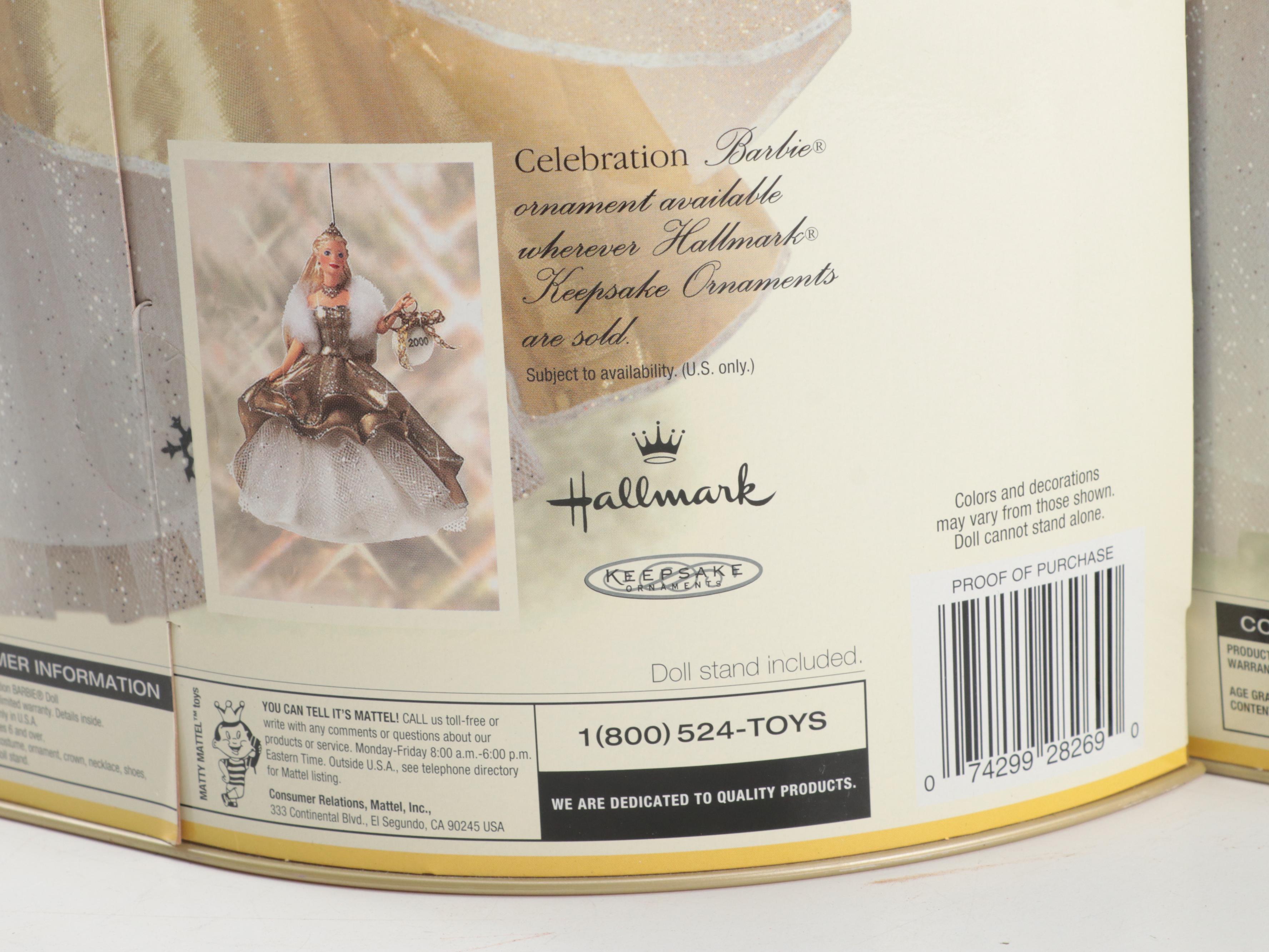 Mattel Barbie "Holiday Celebration Barbie" and Other Annual Christmas Dolls