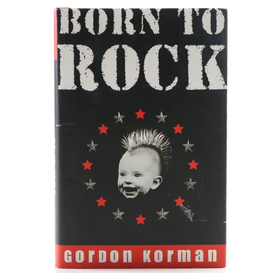 Signed First Edition "Born to Rock" by Gordon Korman, 2006