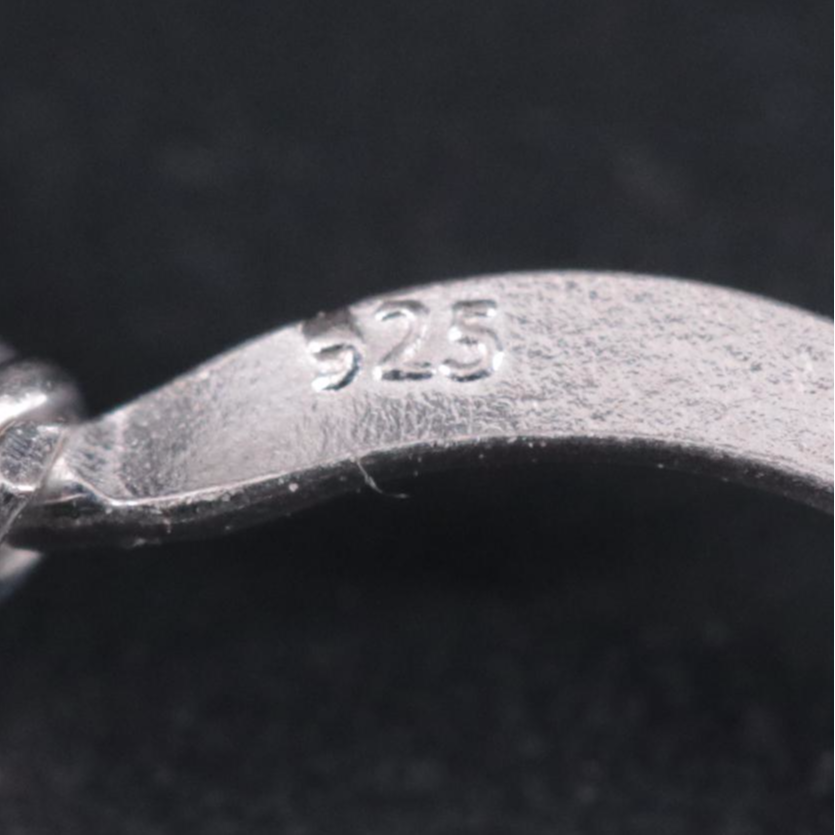 Sterling Silver Gemstone Dangle Earrings