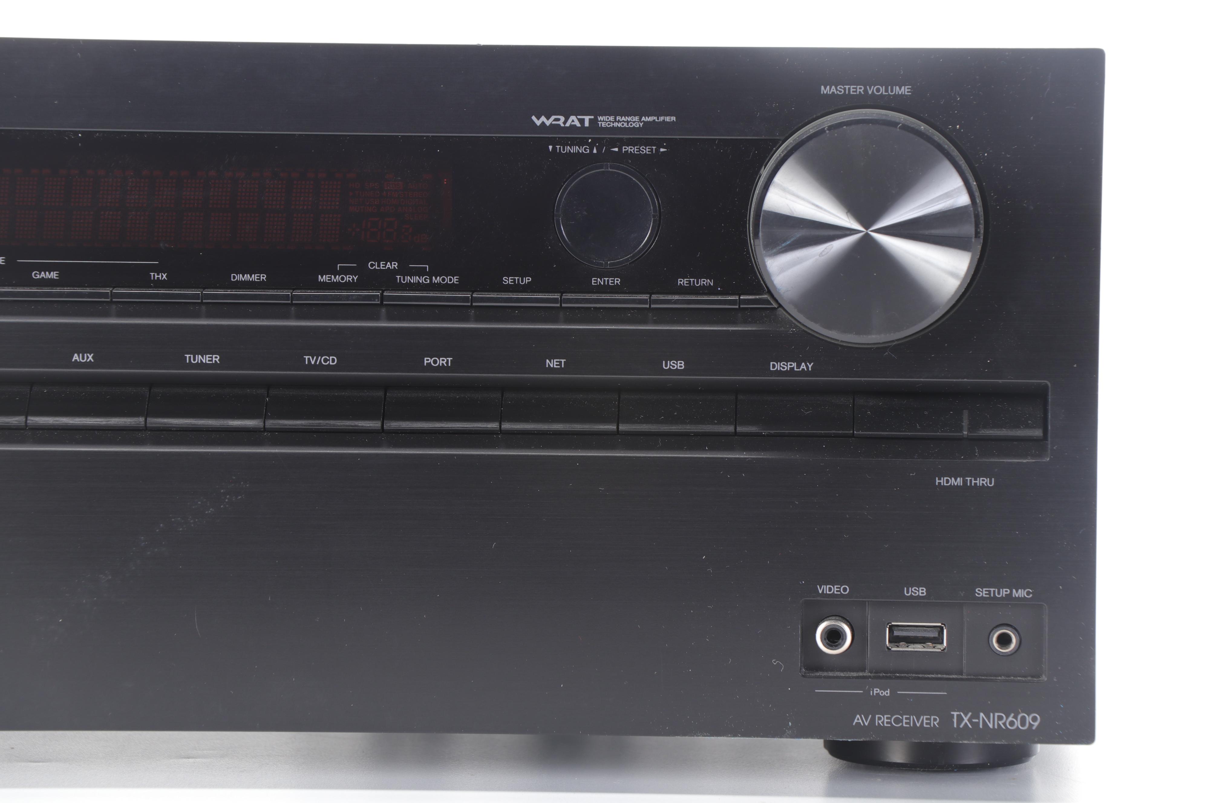 Onkyo Multi-Channel Audio Video Receiver with Remote