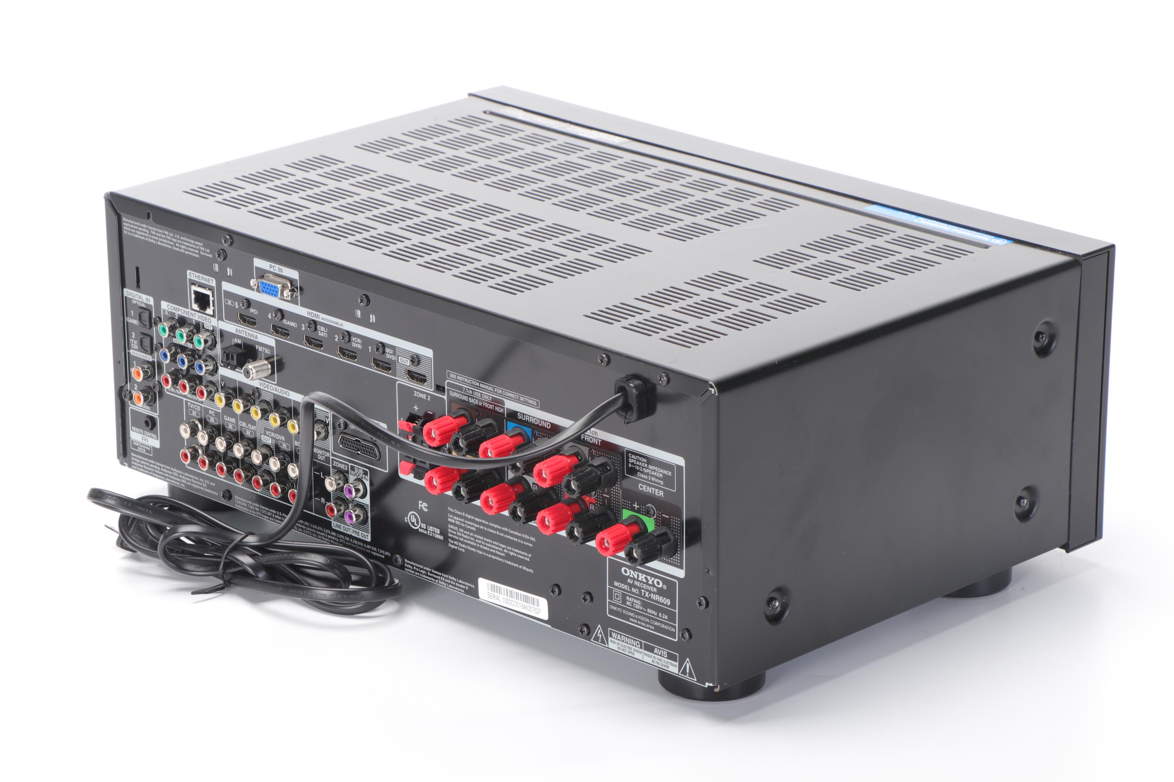 Onkyo Multi-Channel Audio Video Receiver with Remote