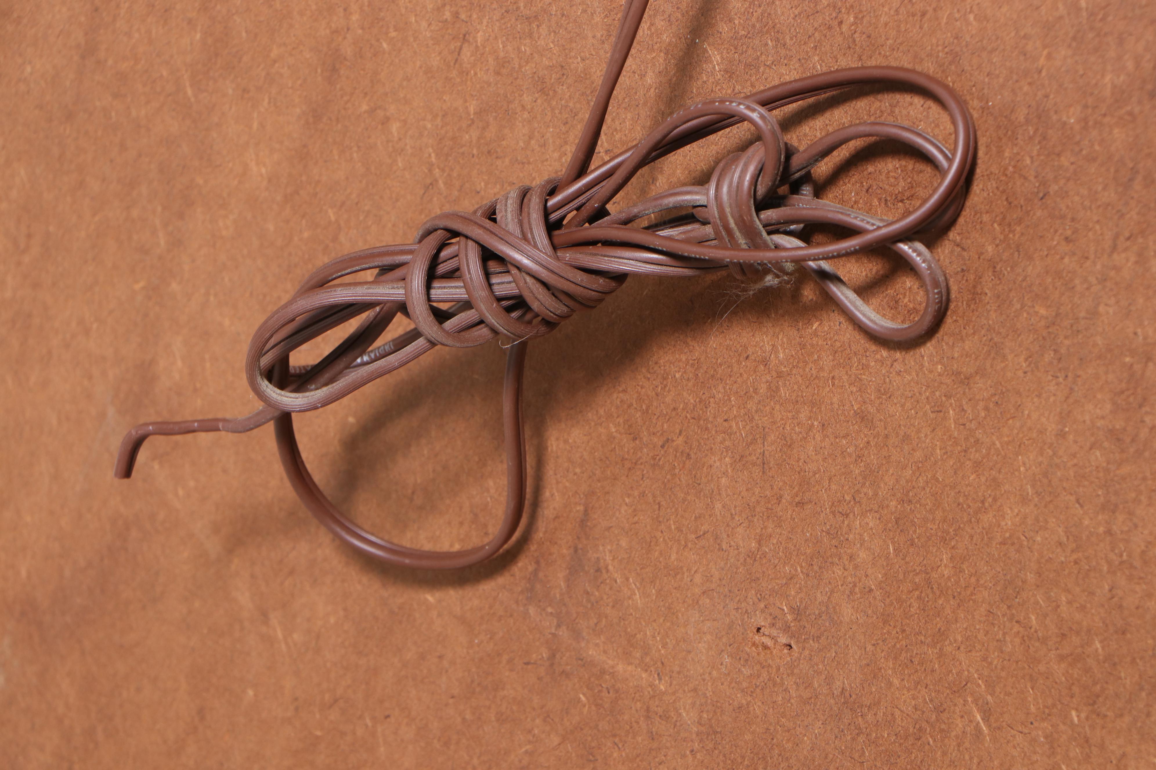 American Primitive Style Oak Pie Safe/Display Cabinet, 1970s