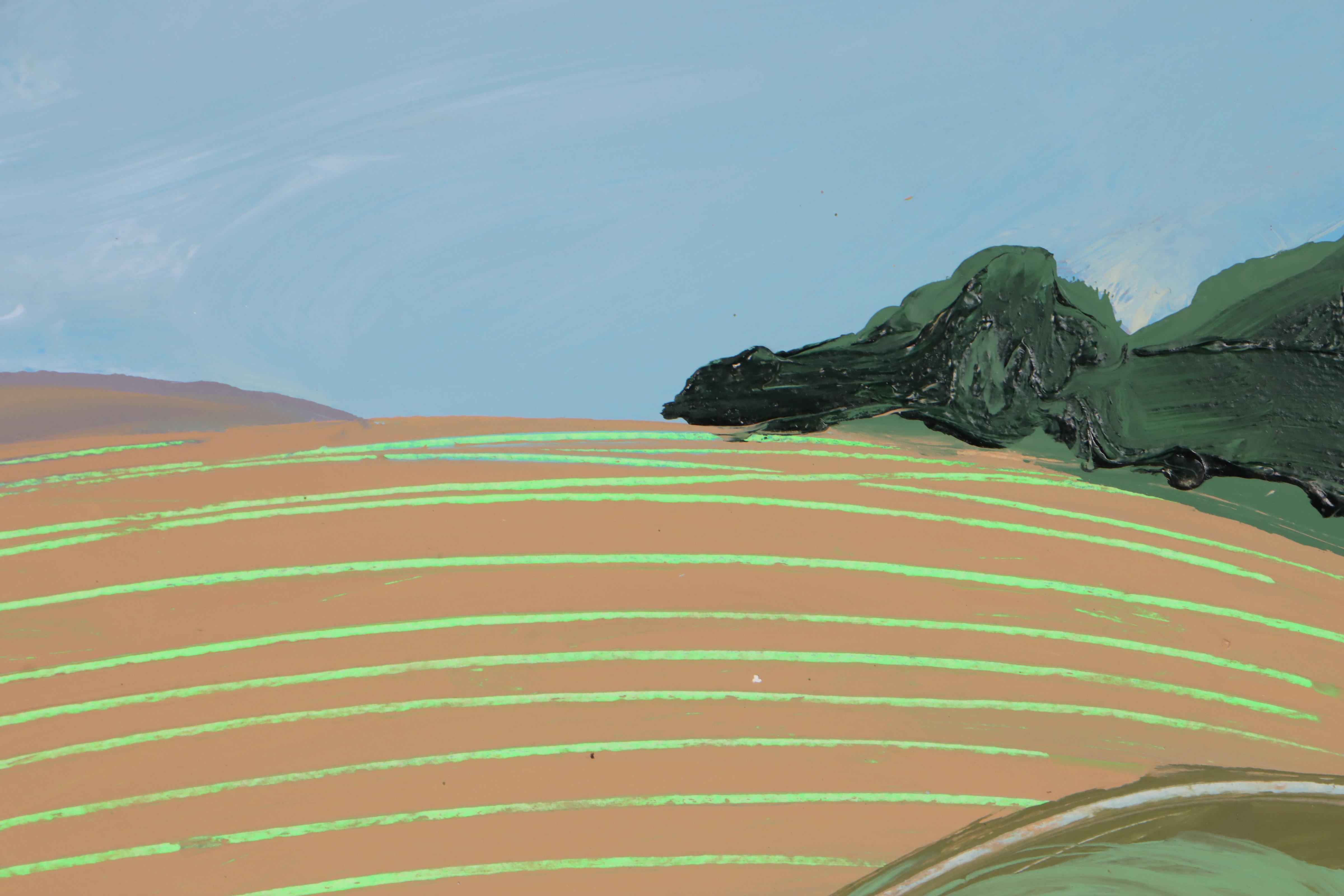 Harry Hilson Landscape Mixed Media Painting