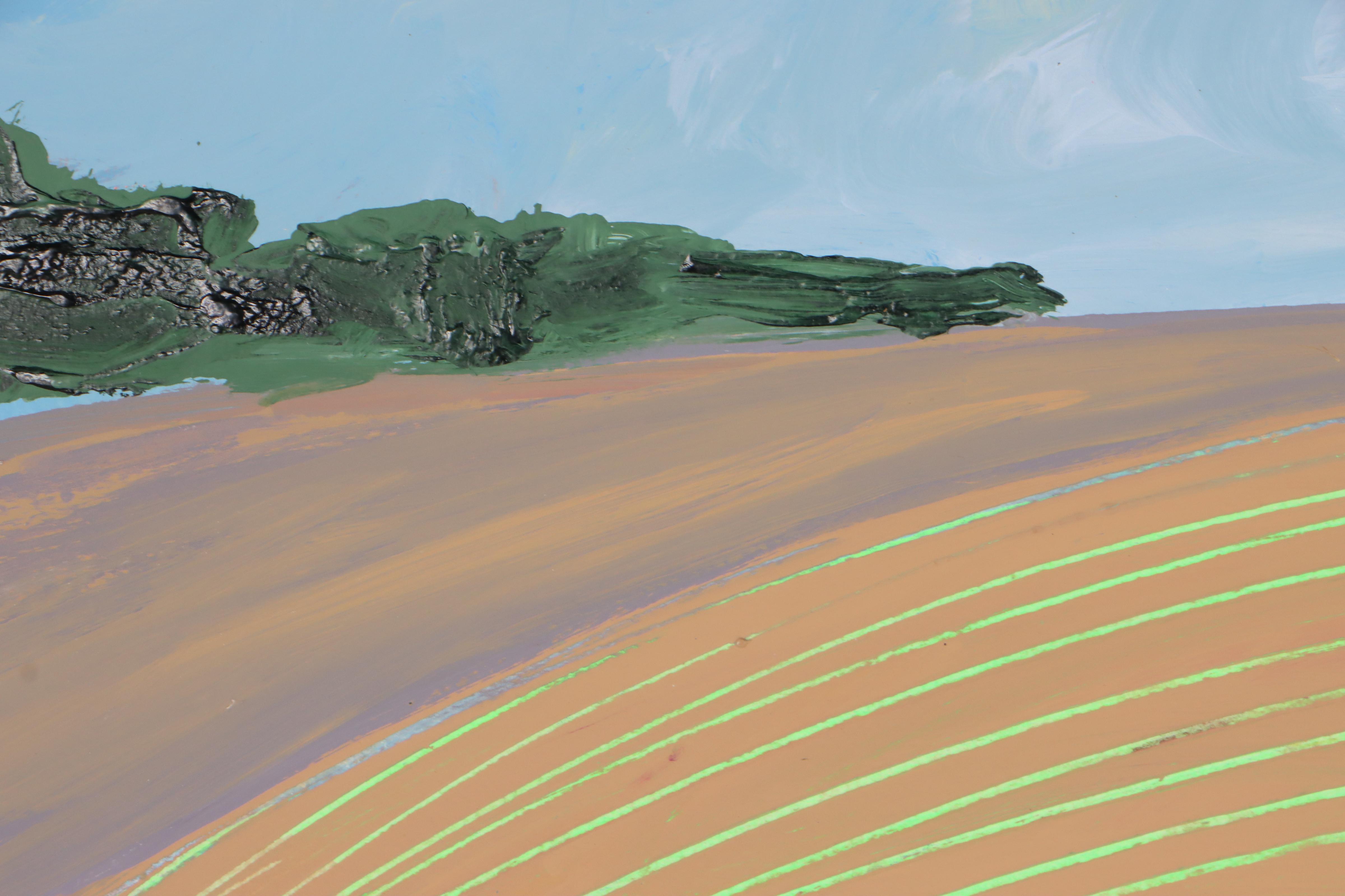 Harry Hilson Landscape Mixed Media Painting