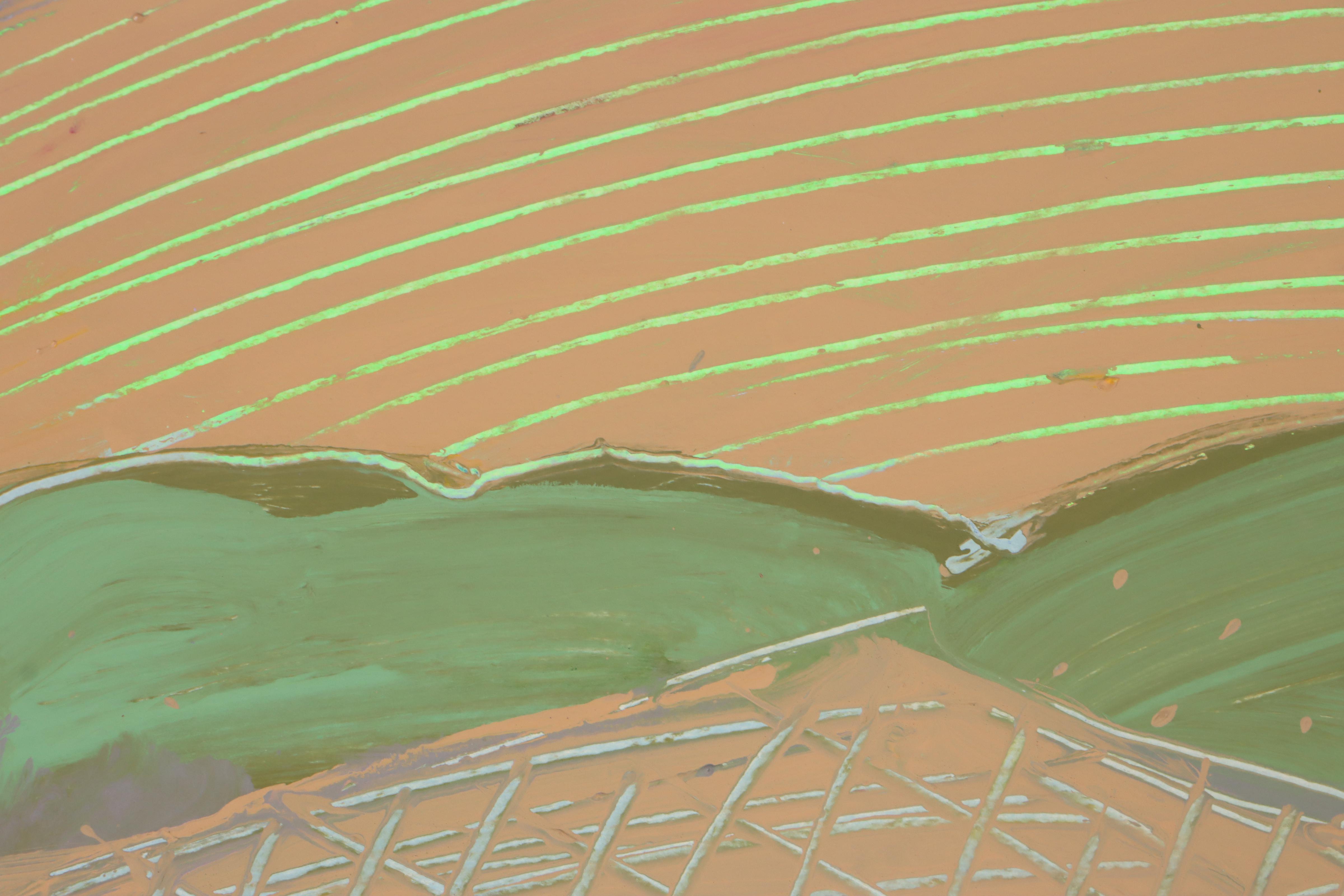 Harry Hilson Landscape Mixed Media Painting