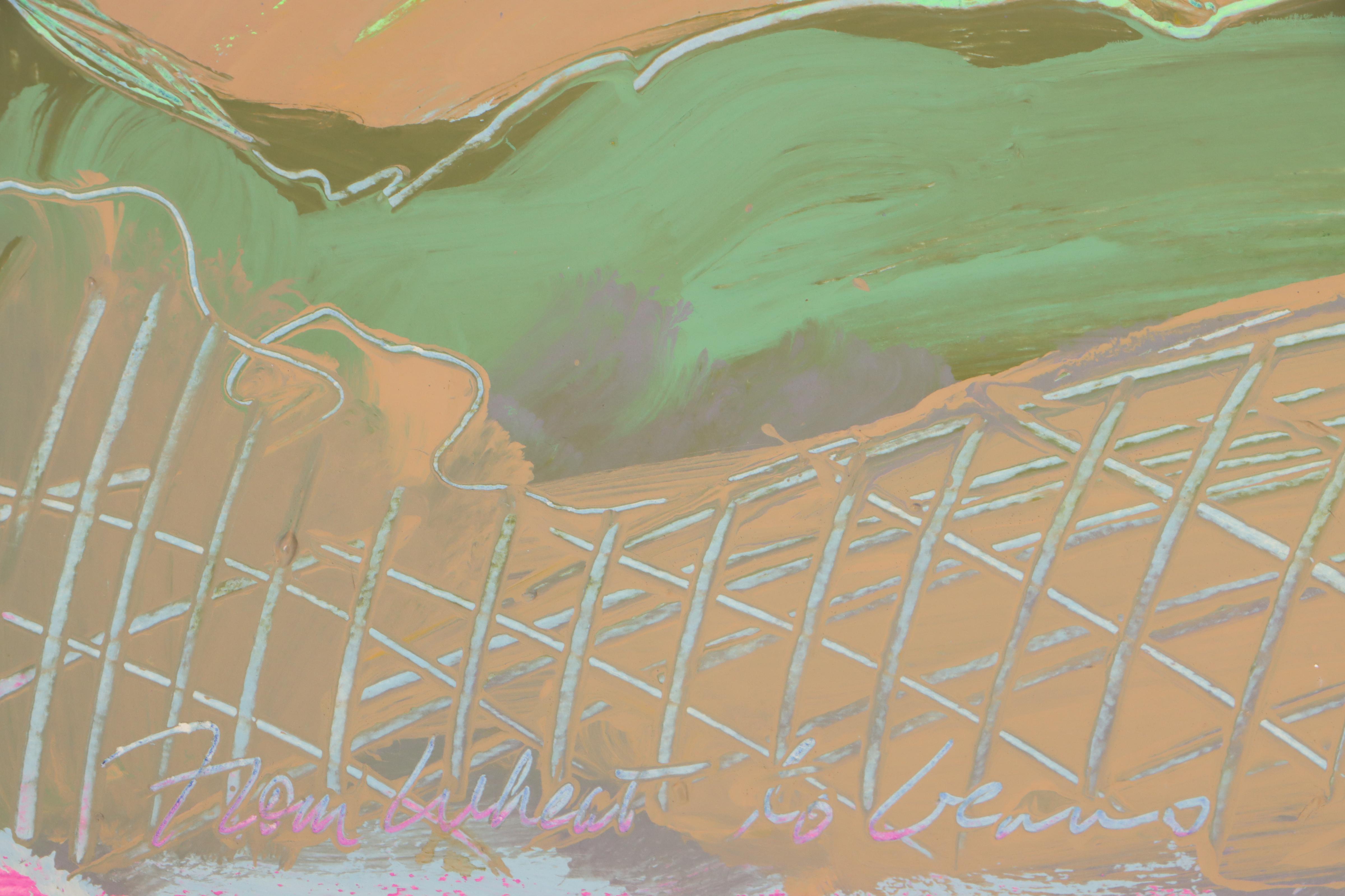 Harry Hilson Landscape Mixed Media Painting