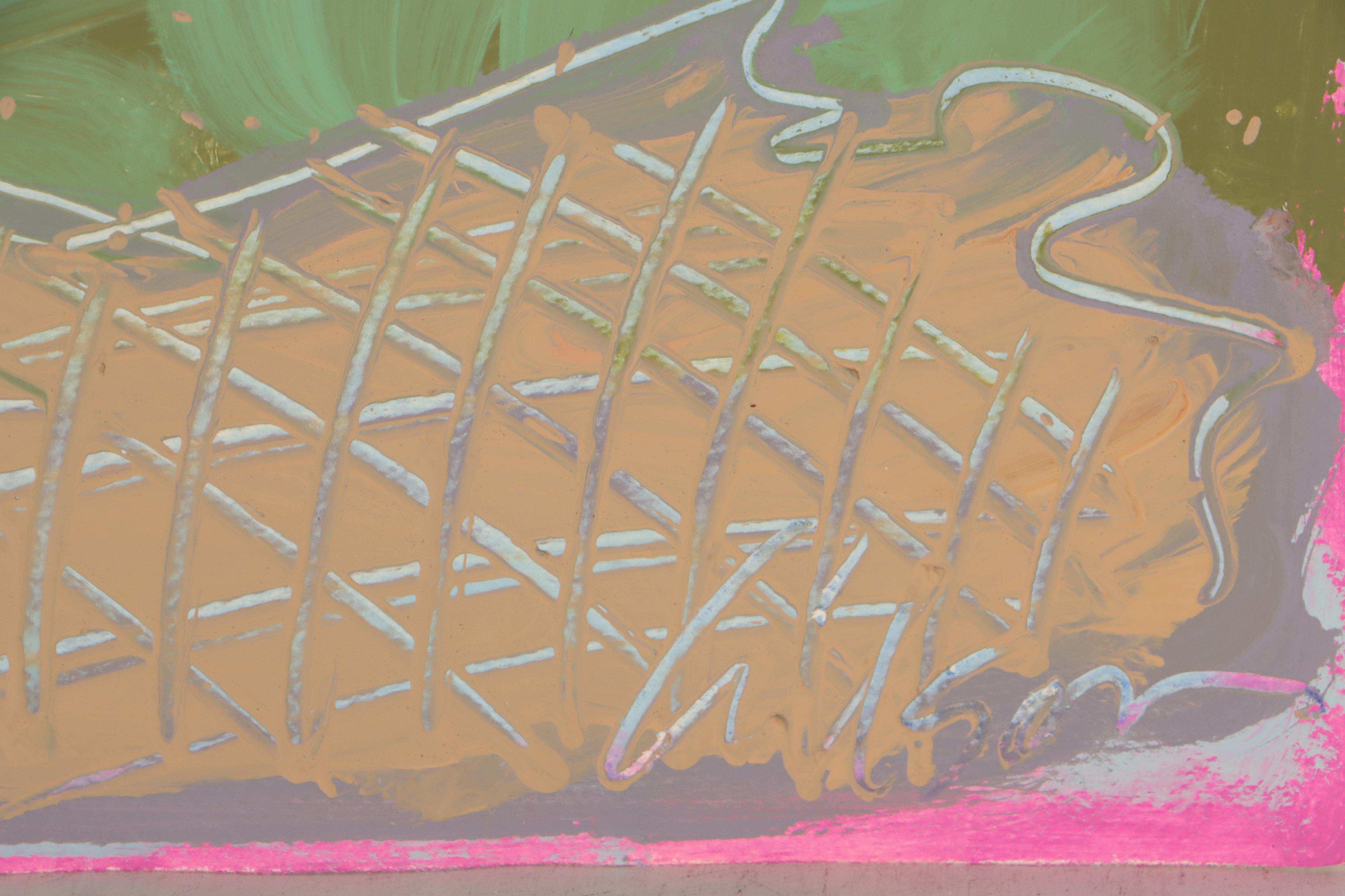 Harry Hilson Landscape Mixed Media Painting