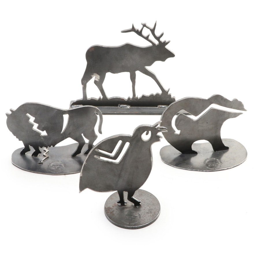 Colorado Iron Works Hand-Cut Metal Animal Silhouettes