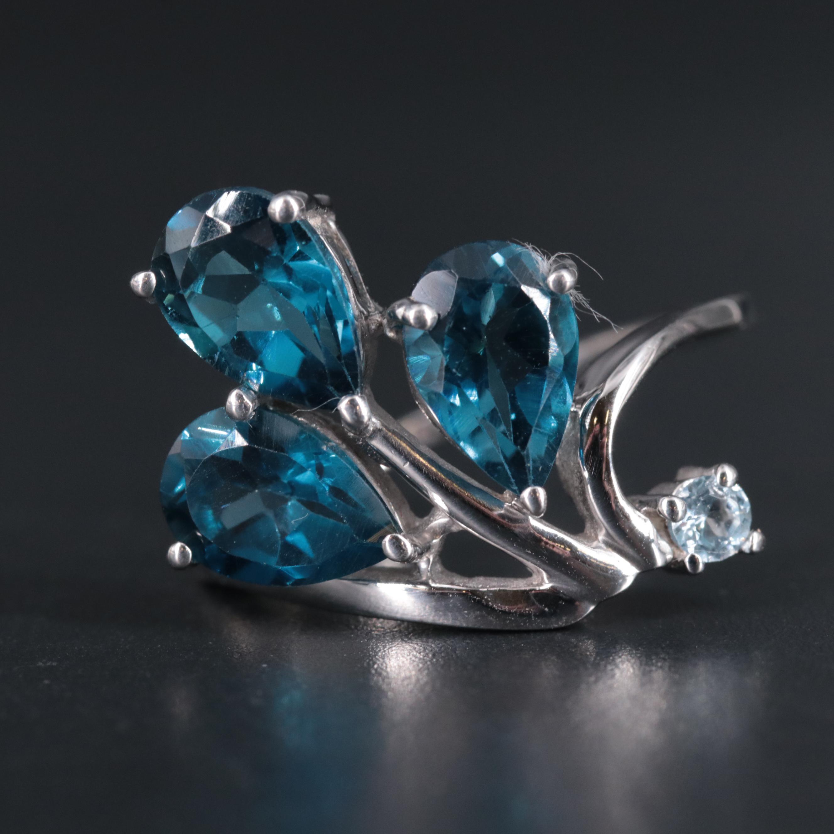 Sterling Silver Topaz Ring