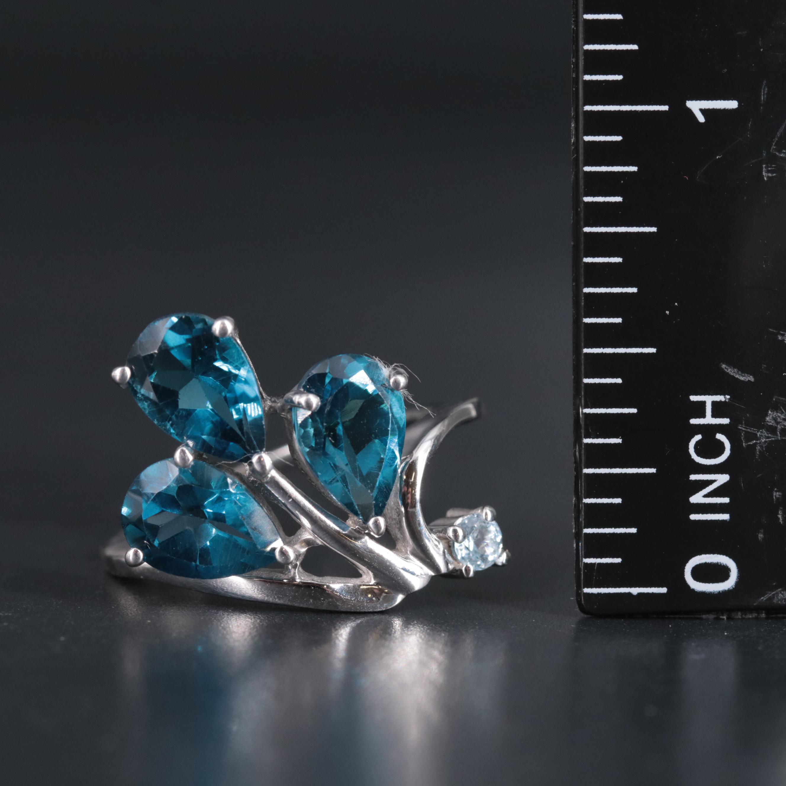 Sterling Silver Topaz Ring