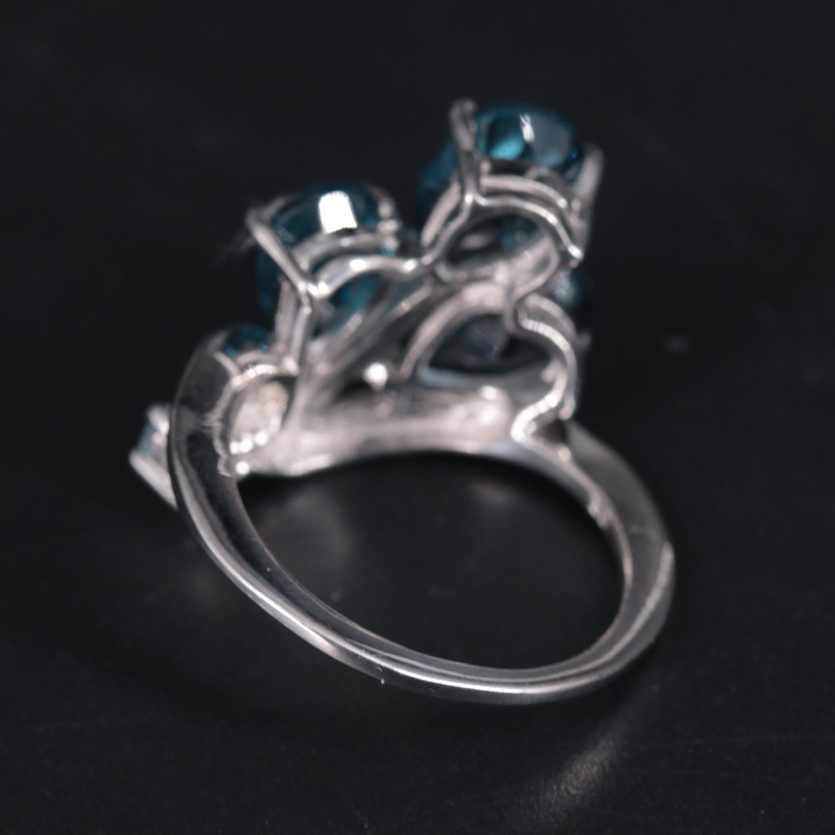 Sterling Silver Topaz Ring