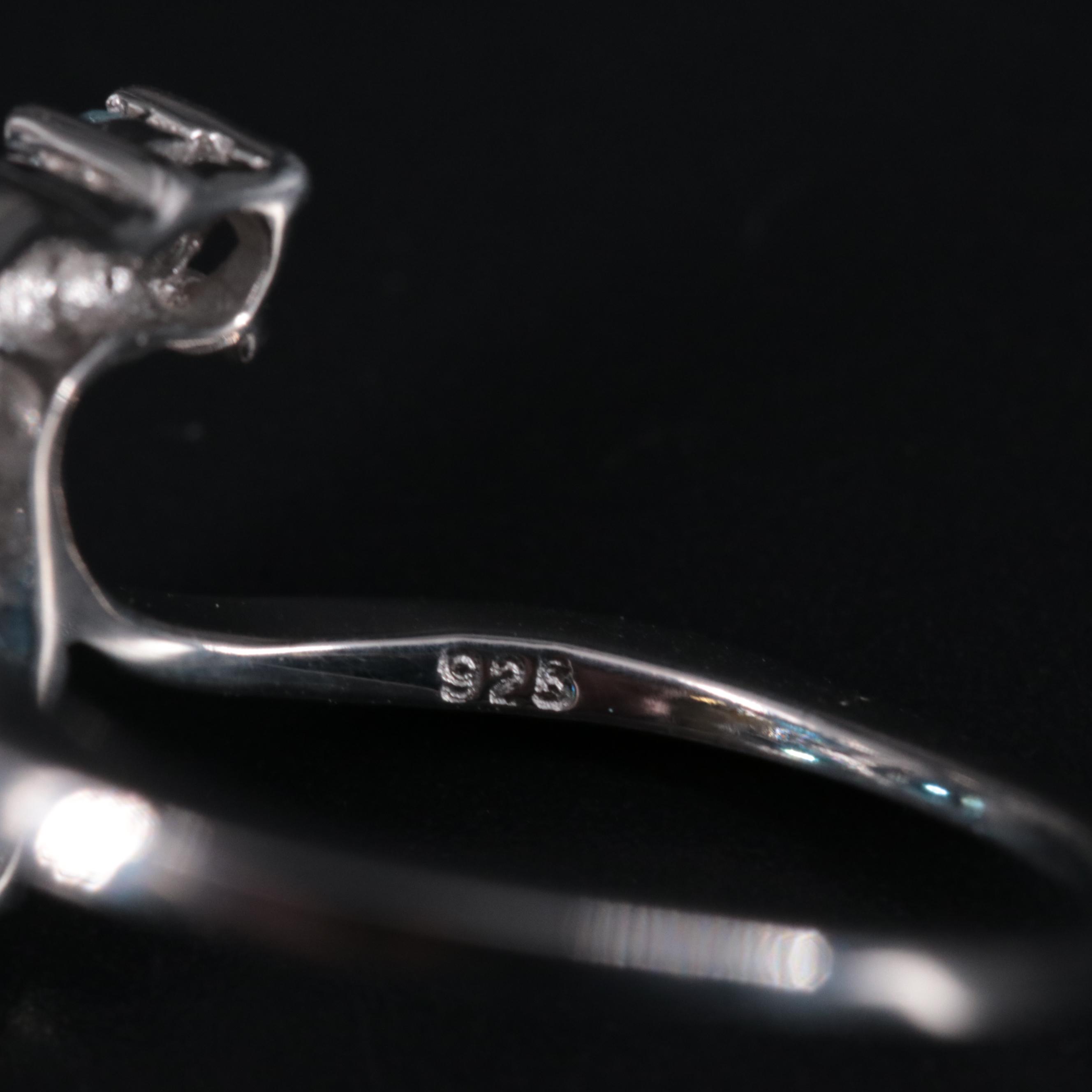 Sterling Silver Topaz Ring