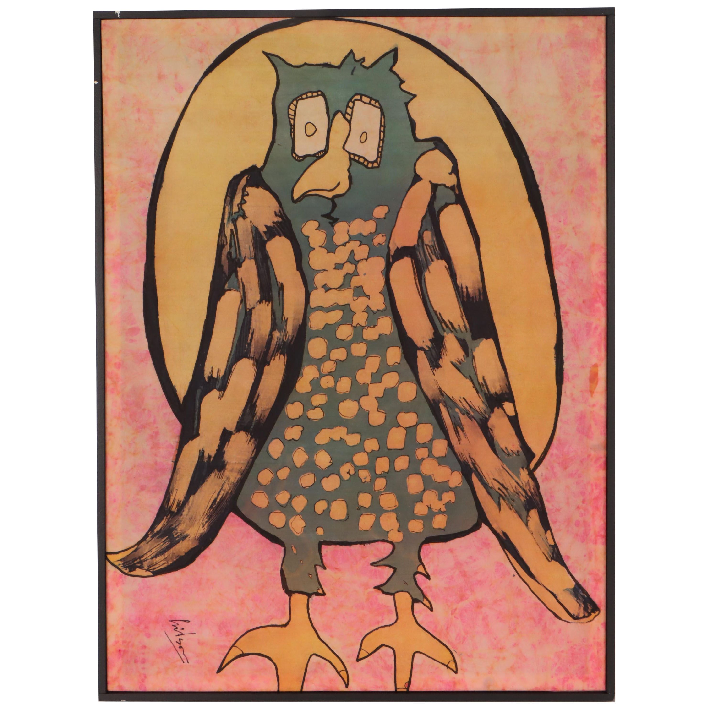 Harry Hilson Batik of Owl