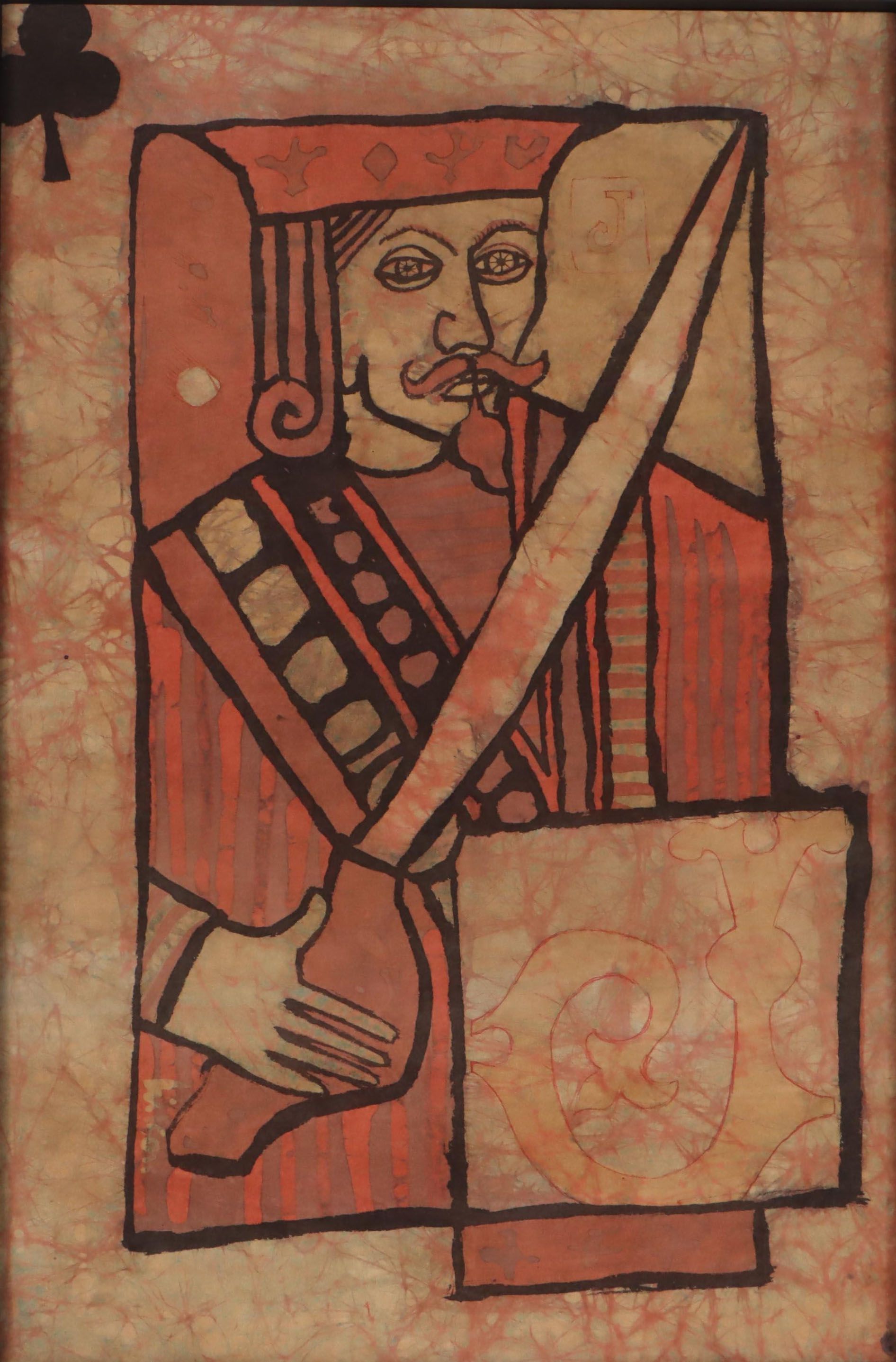 Harry Hilson Jack of Clubs Dyed Batik