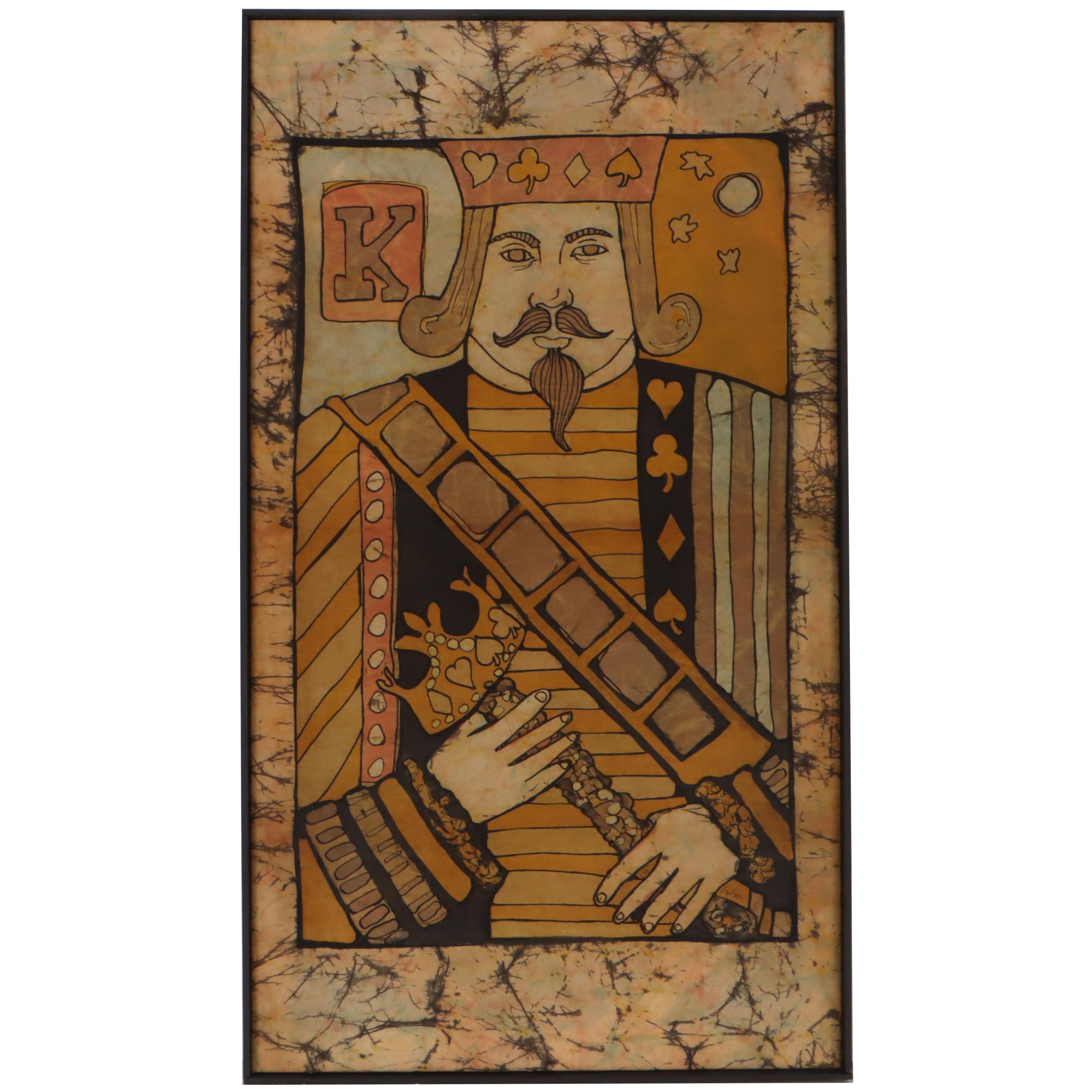 Harry Hilson Dyed Batik Composition of King