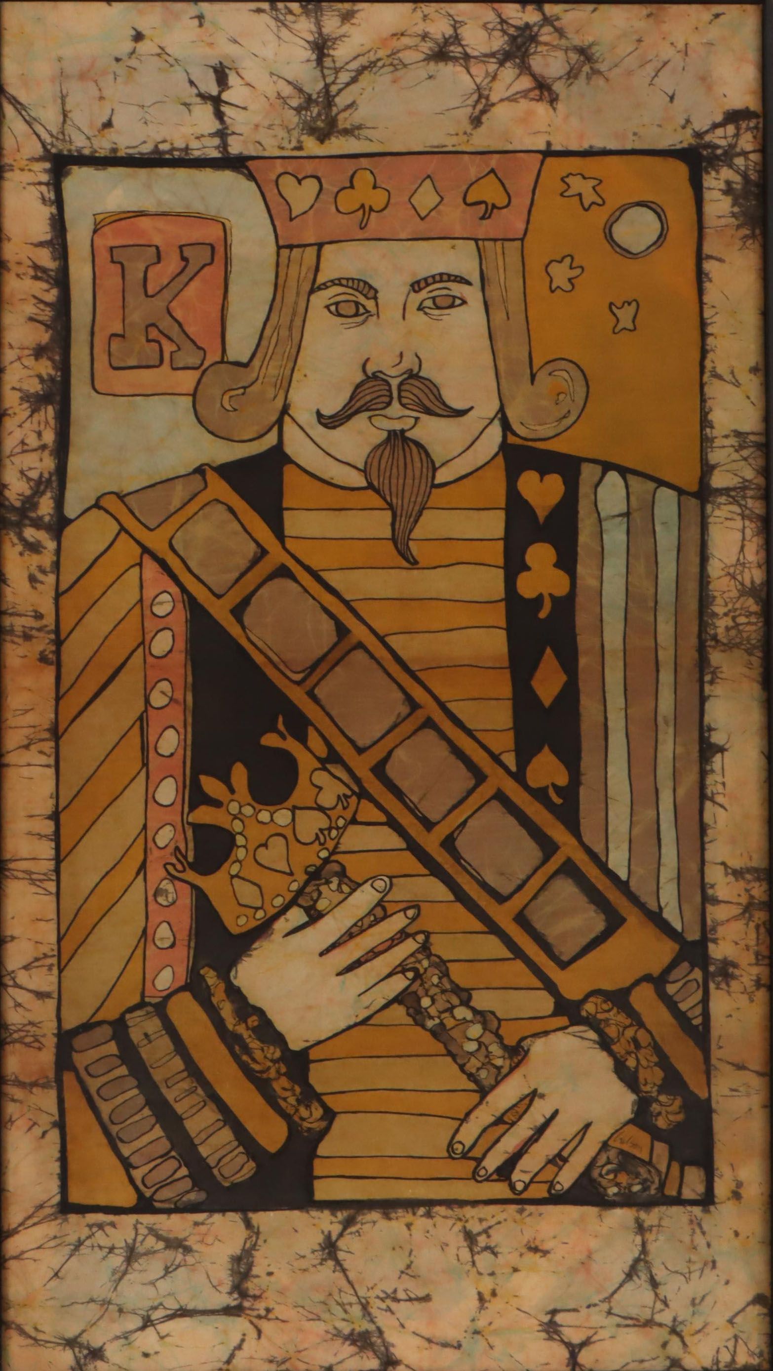 Harry Hilson Dyed Batik Composition of King