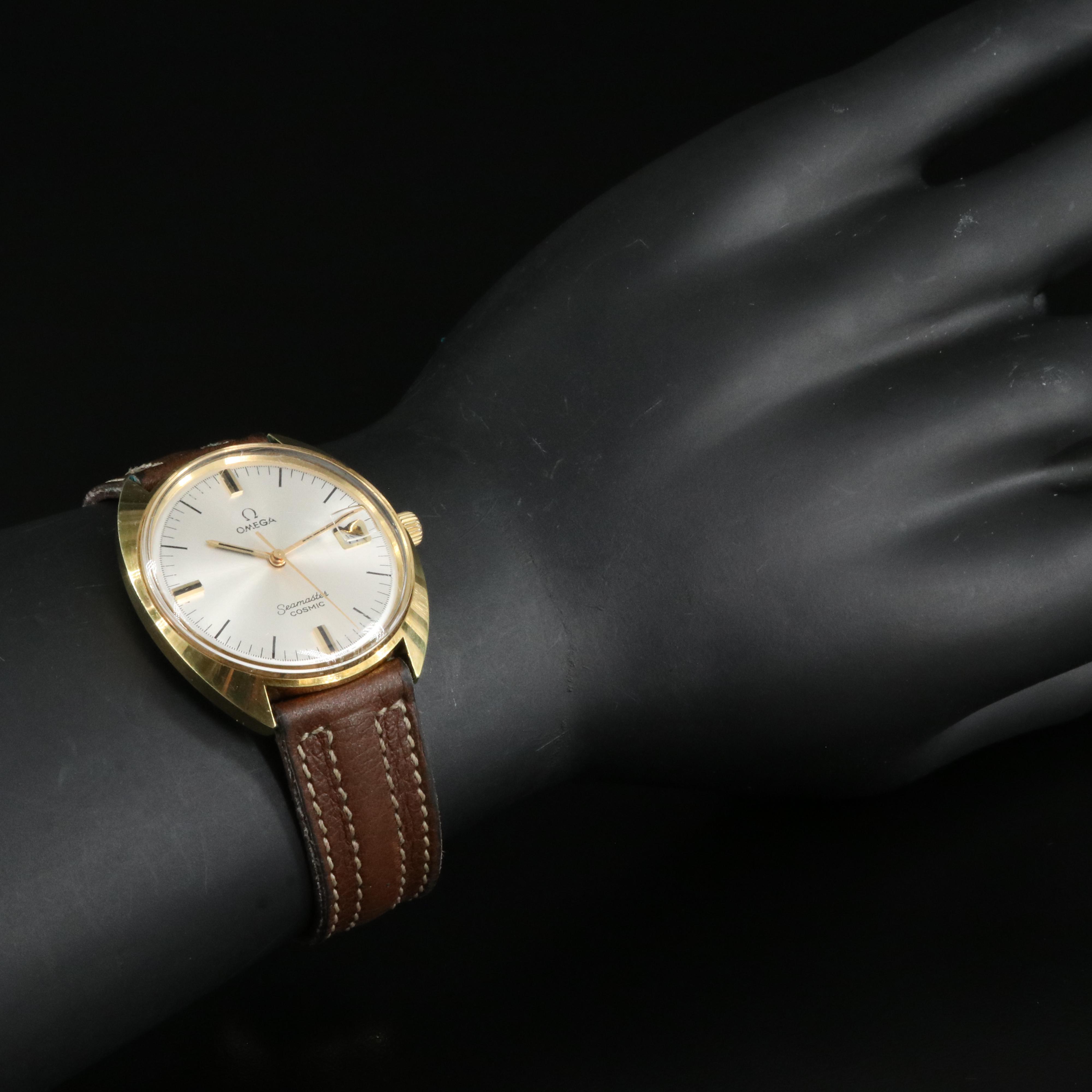 Omega Seamaster Cosmic Date Hand Wind Watch