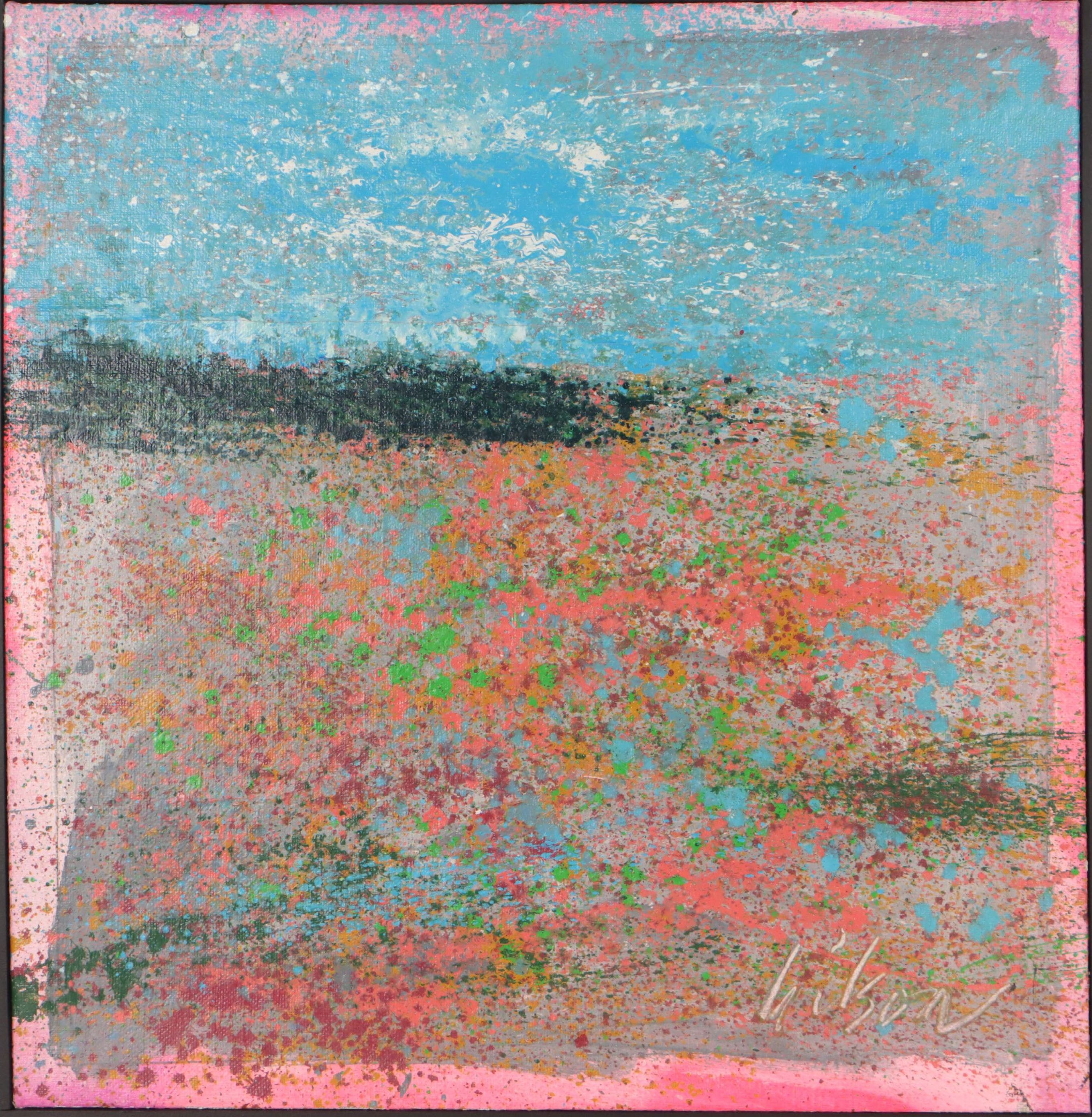 Harry Hilson Abstract Mixed Media Painting