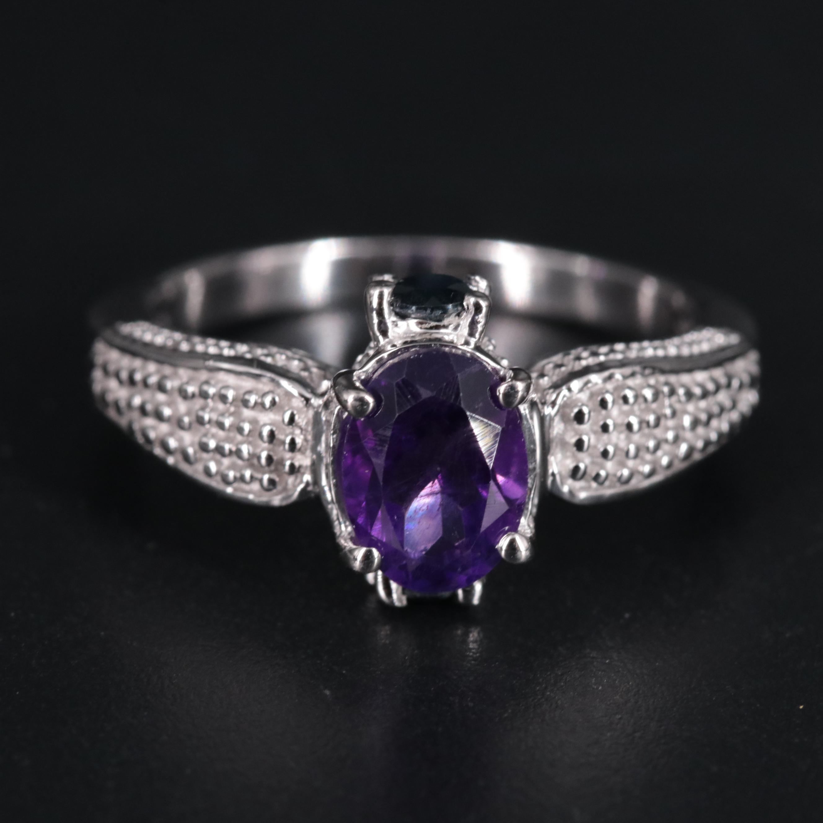 Sterling Silver Gemstone Ring