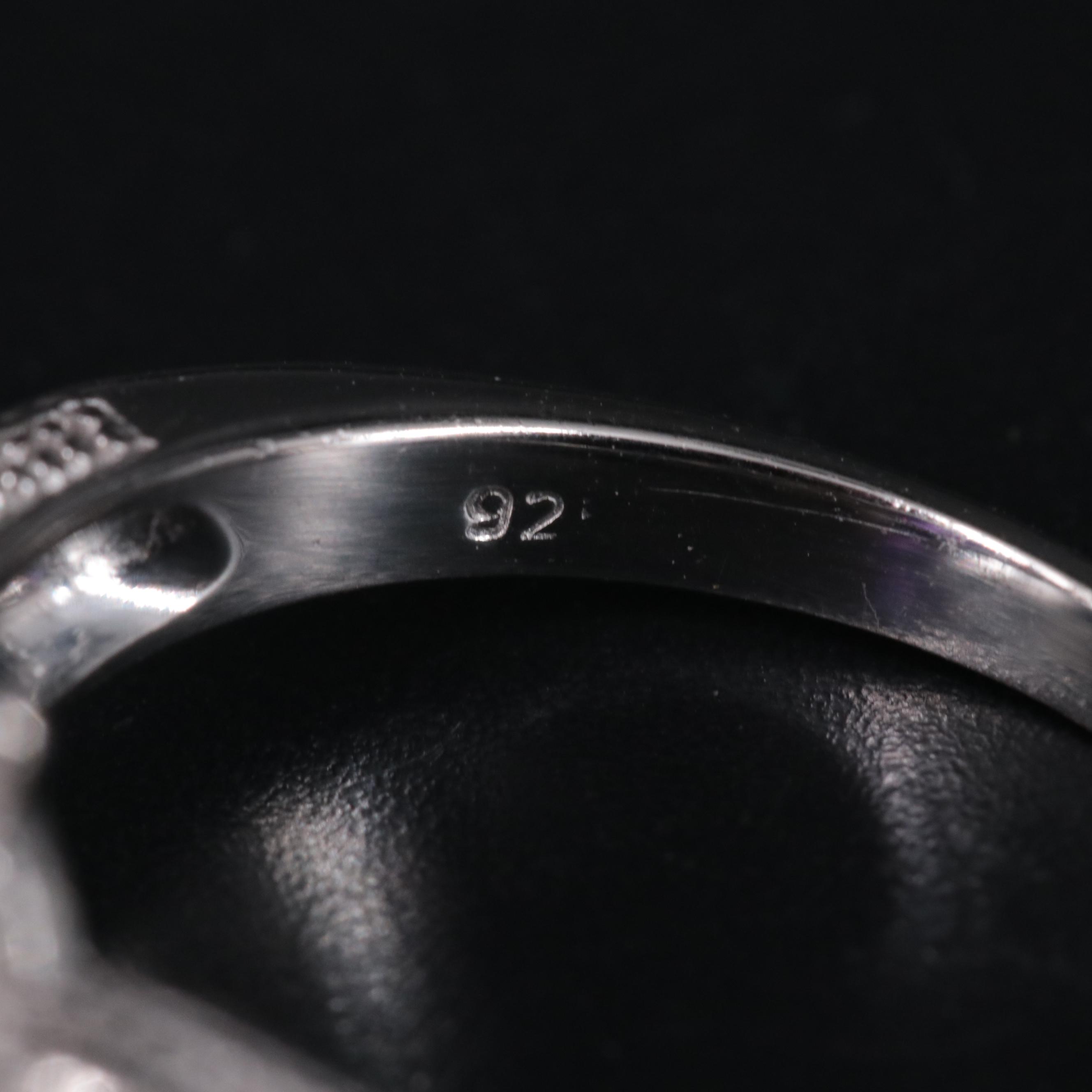 Sterling Silver Gemstone Ring