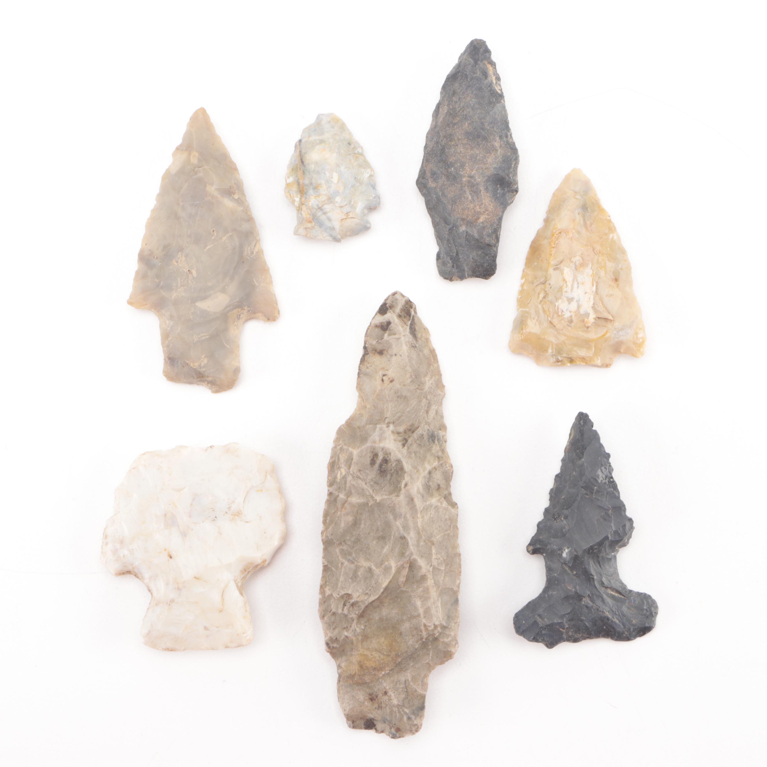 Knapped Stone Projectile Points