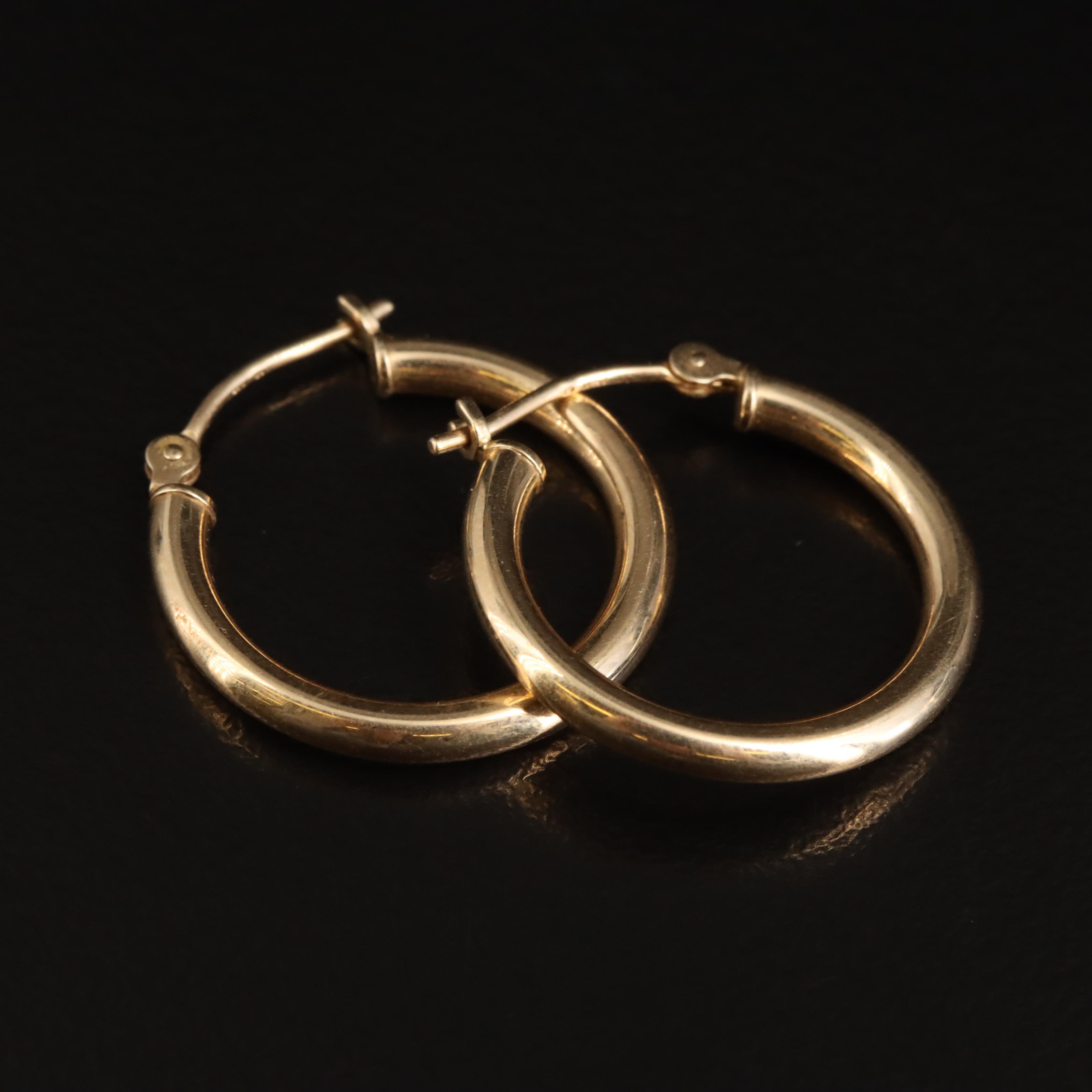 14K Hoop Earrings