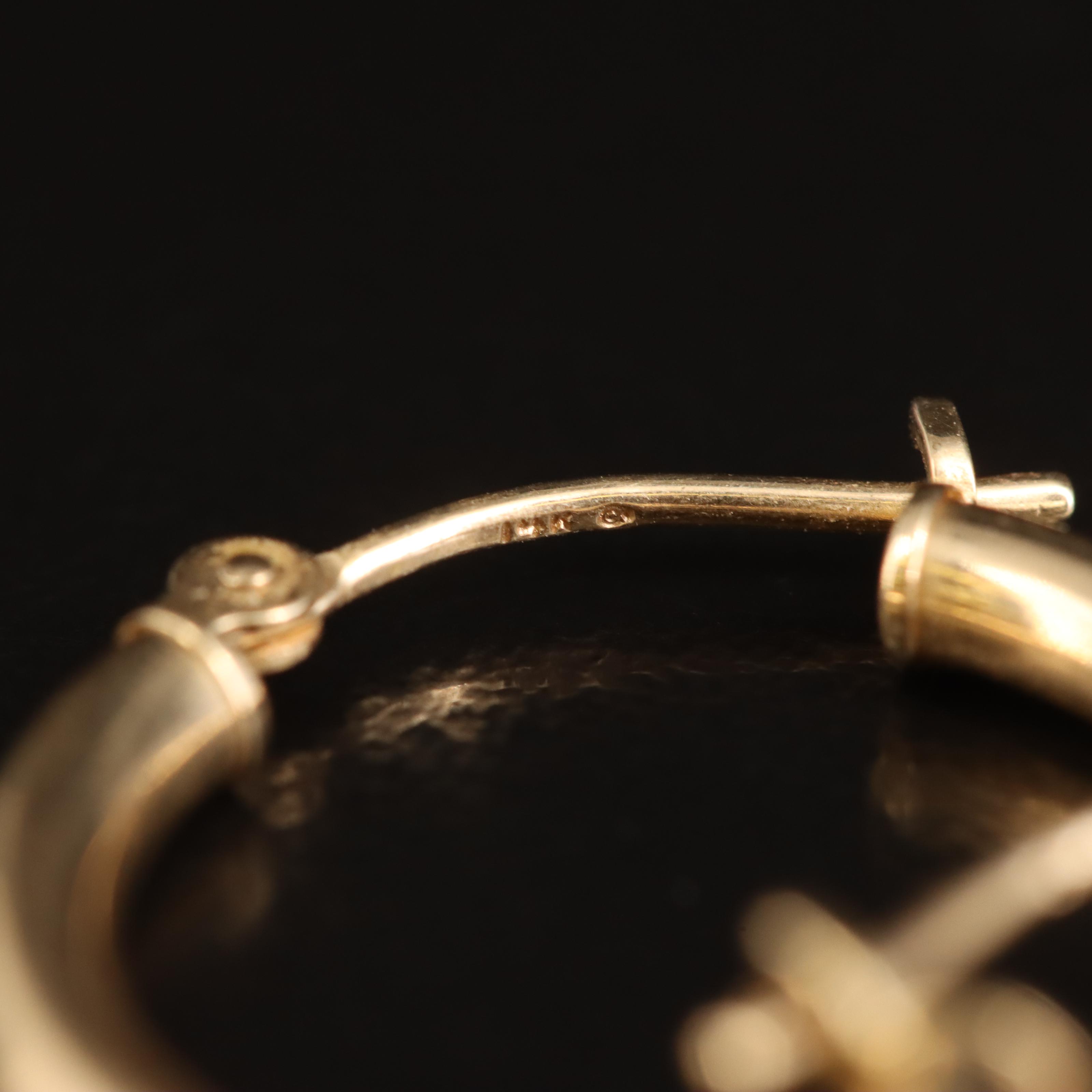 14K Hoop Earrings