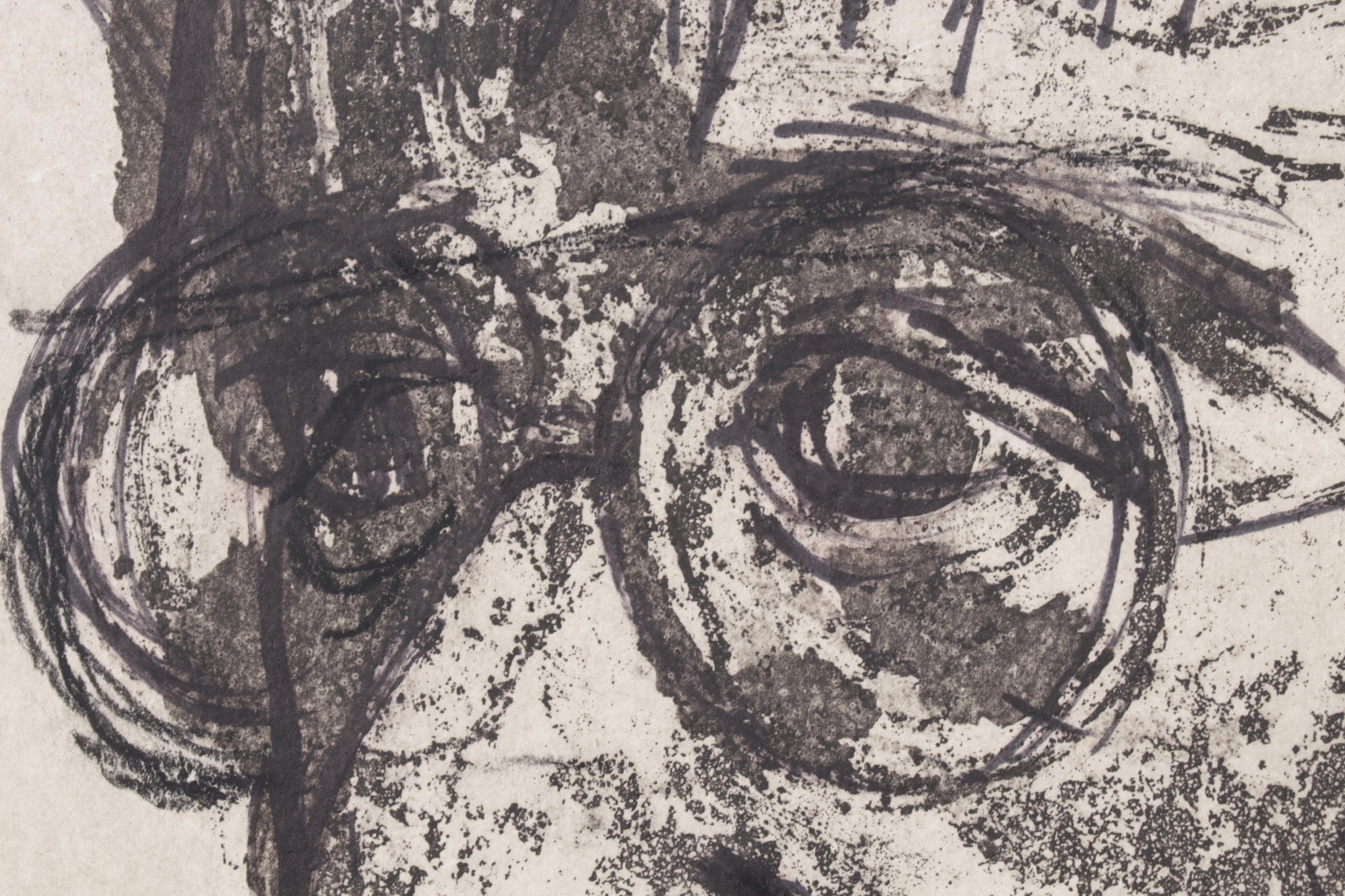 Sidney Chafetz Portrait Etching With Aquatint "Mahler"