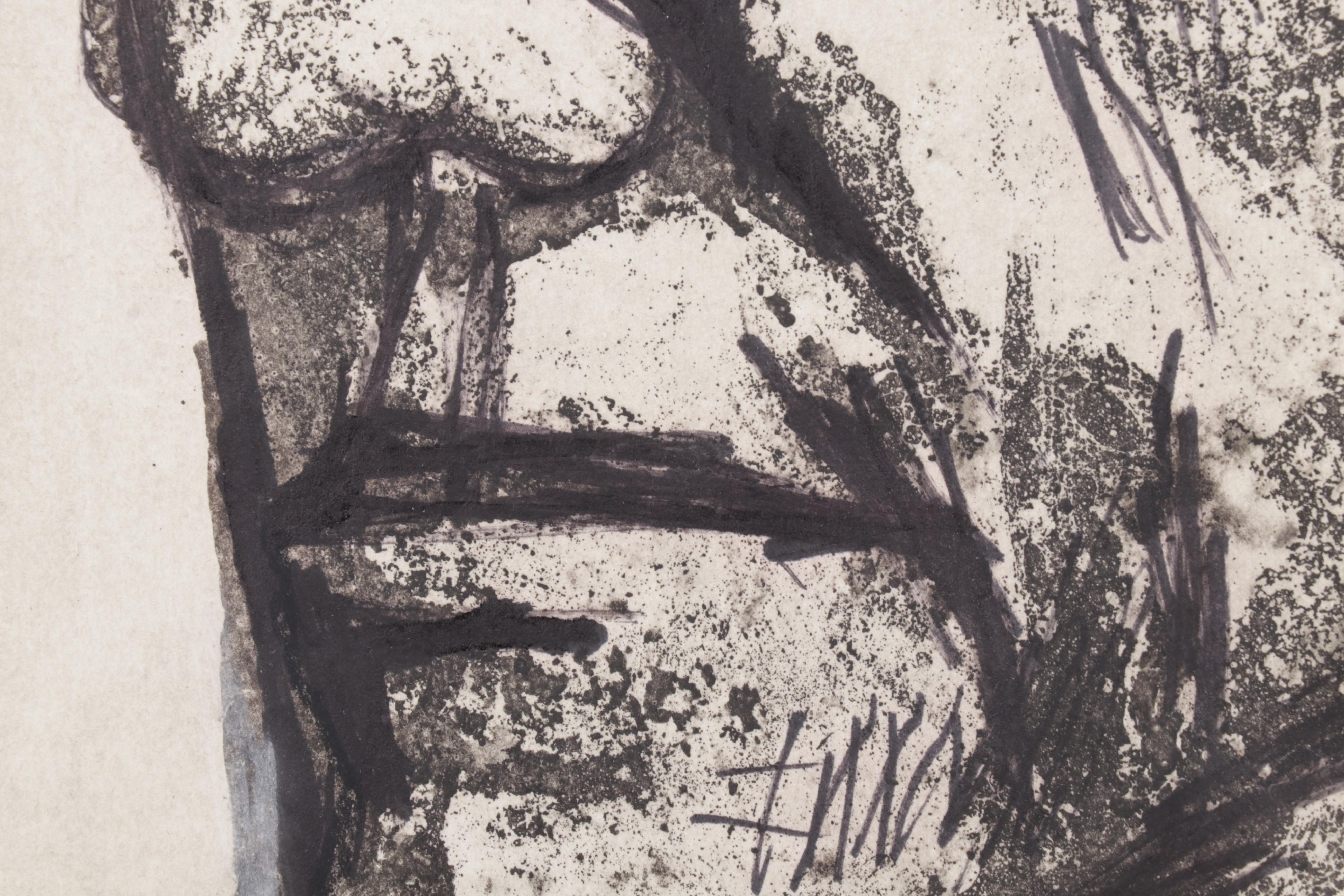 Sidney Chafetz Portrait Etching With Aquatint "Mahler"