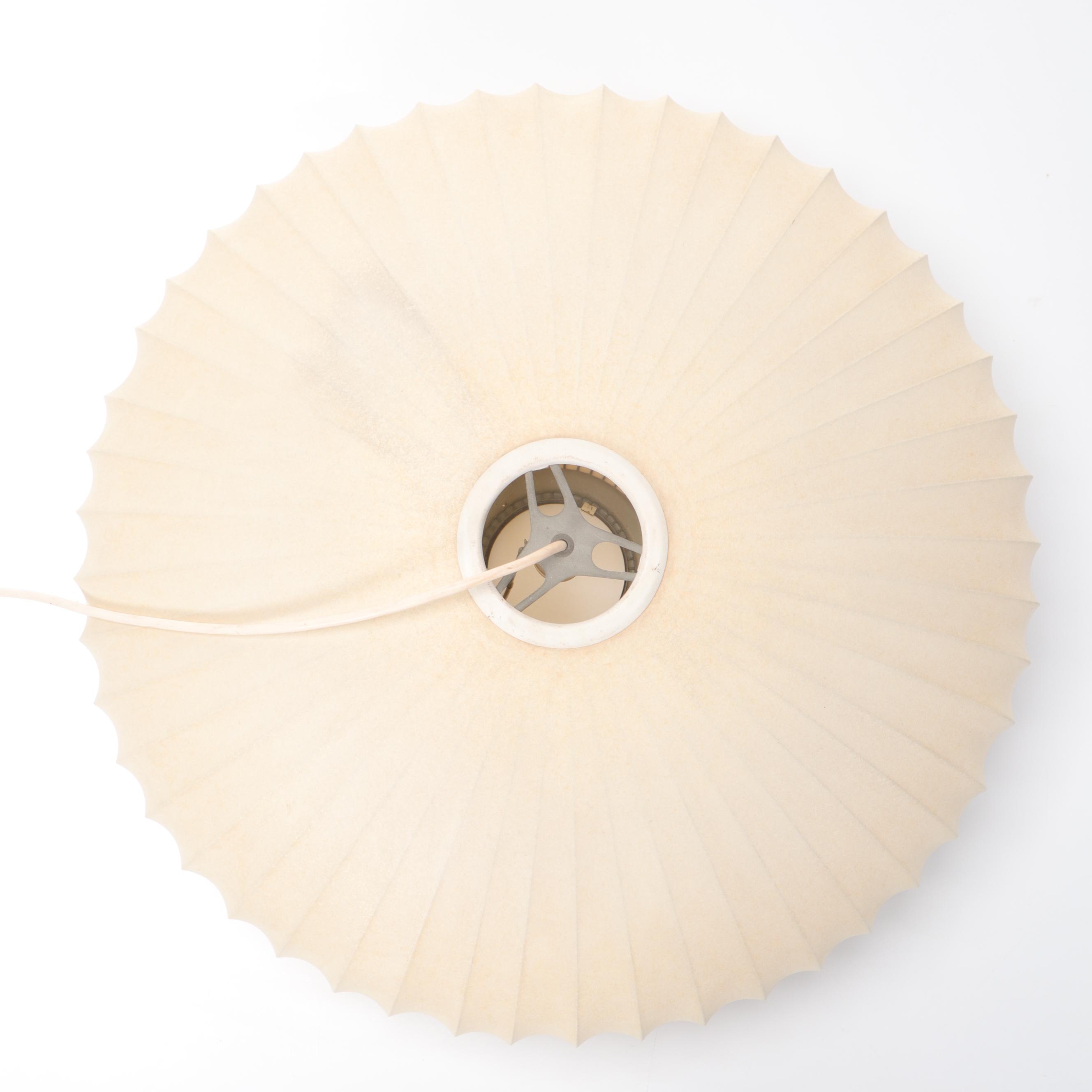 George Nelson for Howard Miller Large Saucer "Bubble" Pendant Light