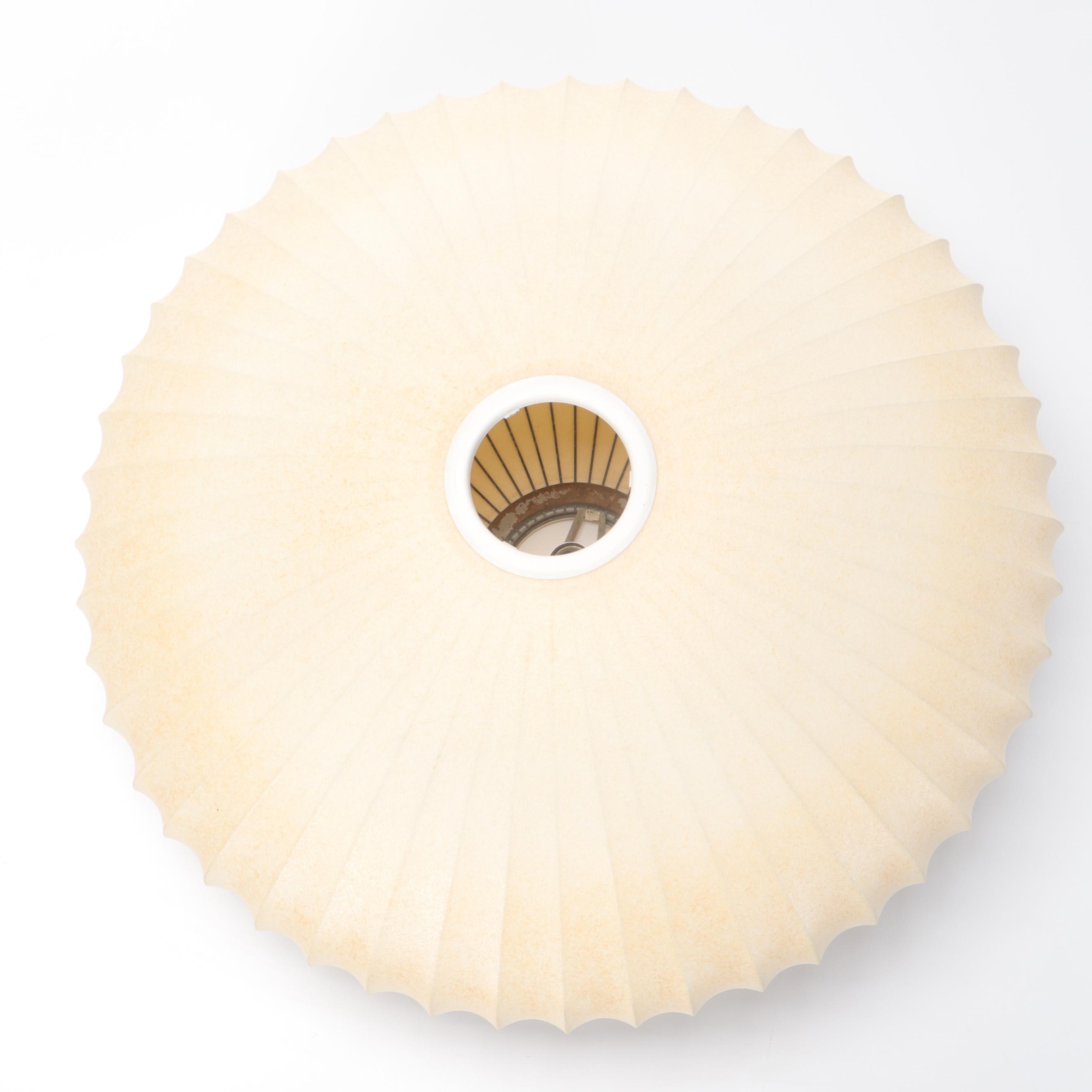 George Nelson for Howard Miller Large Saucer "Bubble" Pendant Light