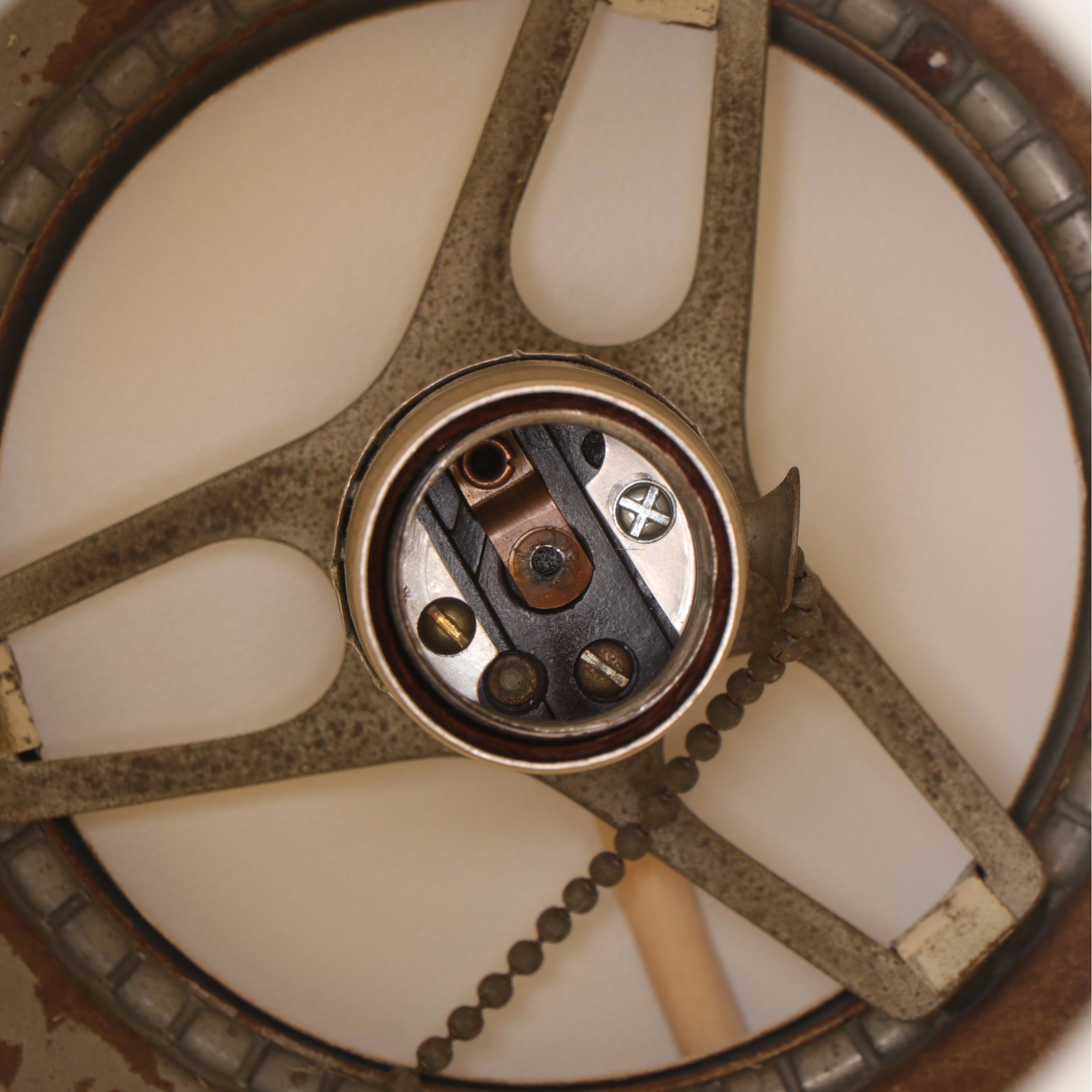 George Nelson for Howard Miller Large Saucer "Bubble" Pendant Light