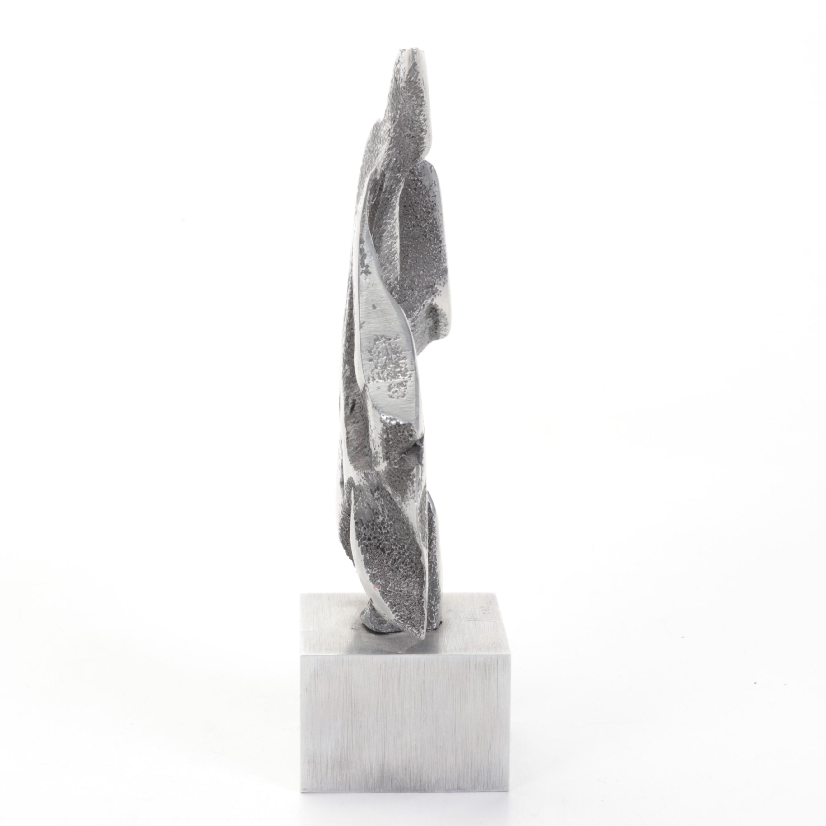 Maggie Milono Abstract Aluminum Sculpture, 1974