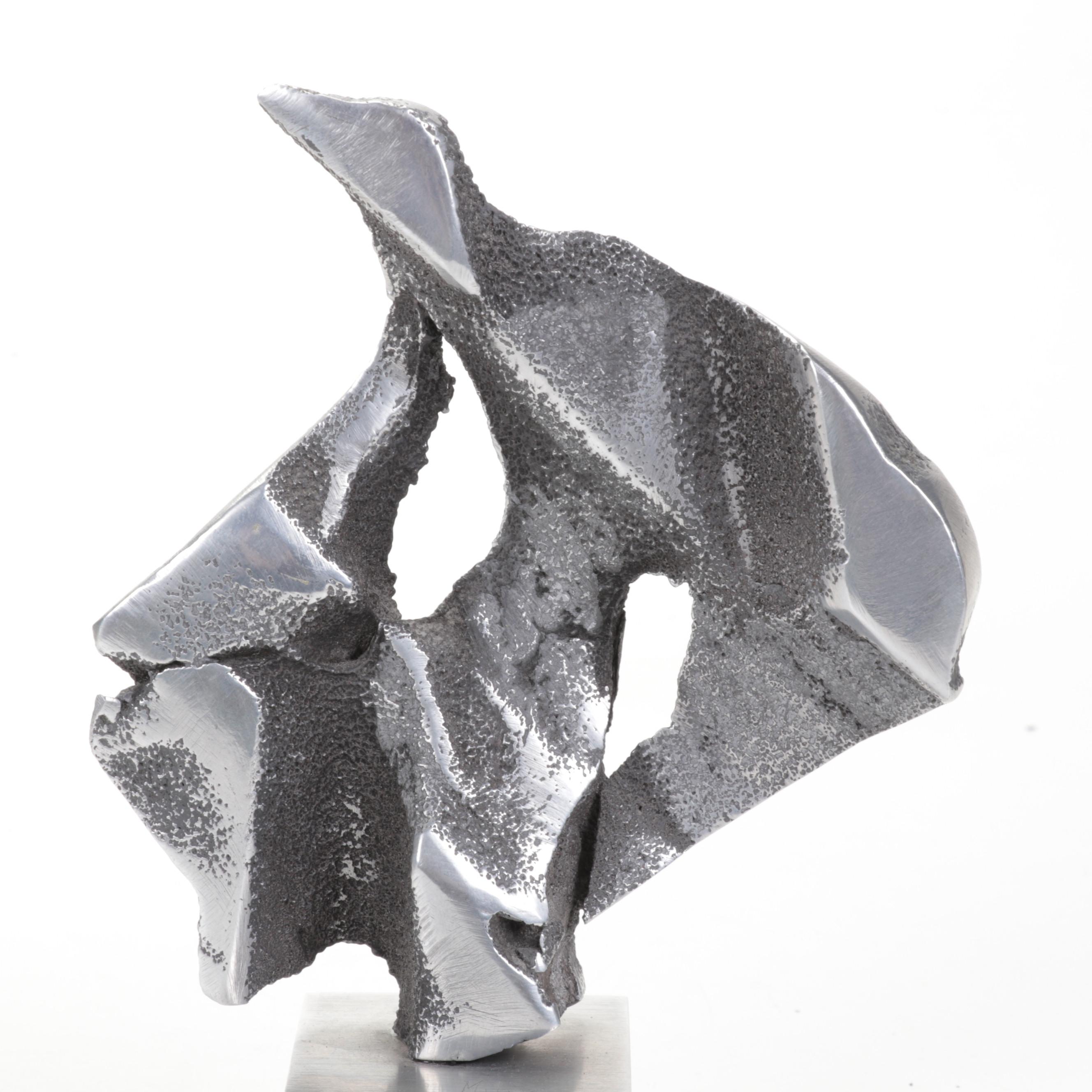 Maggie Milono Abstract Aluminum Sculpture, 1974