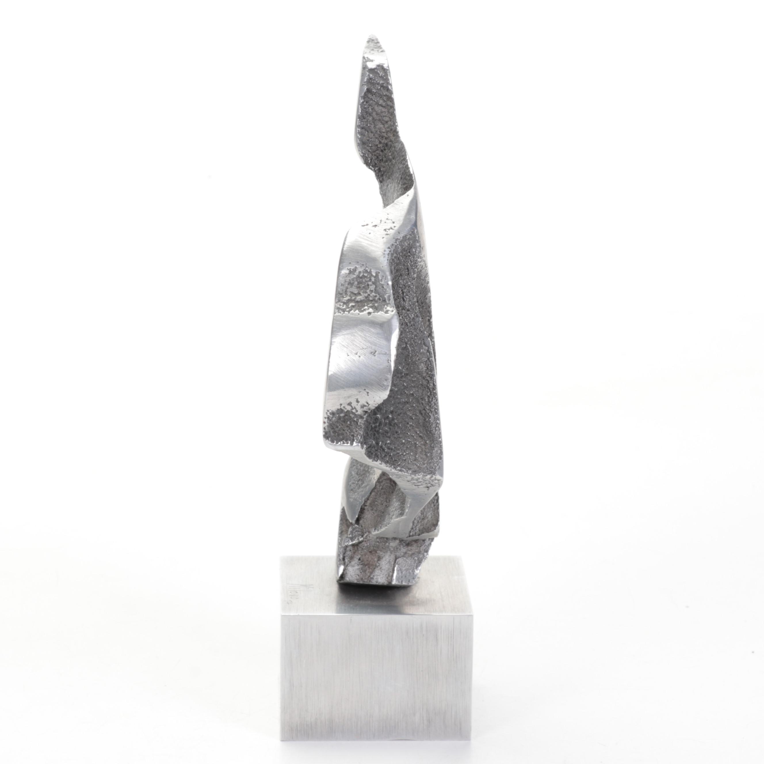 Maggie Milono Abstract Aluminum Sculpture, 1974