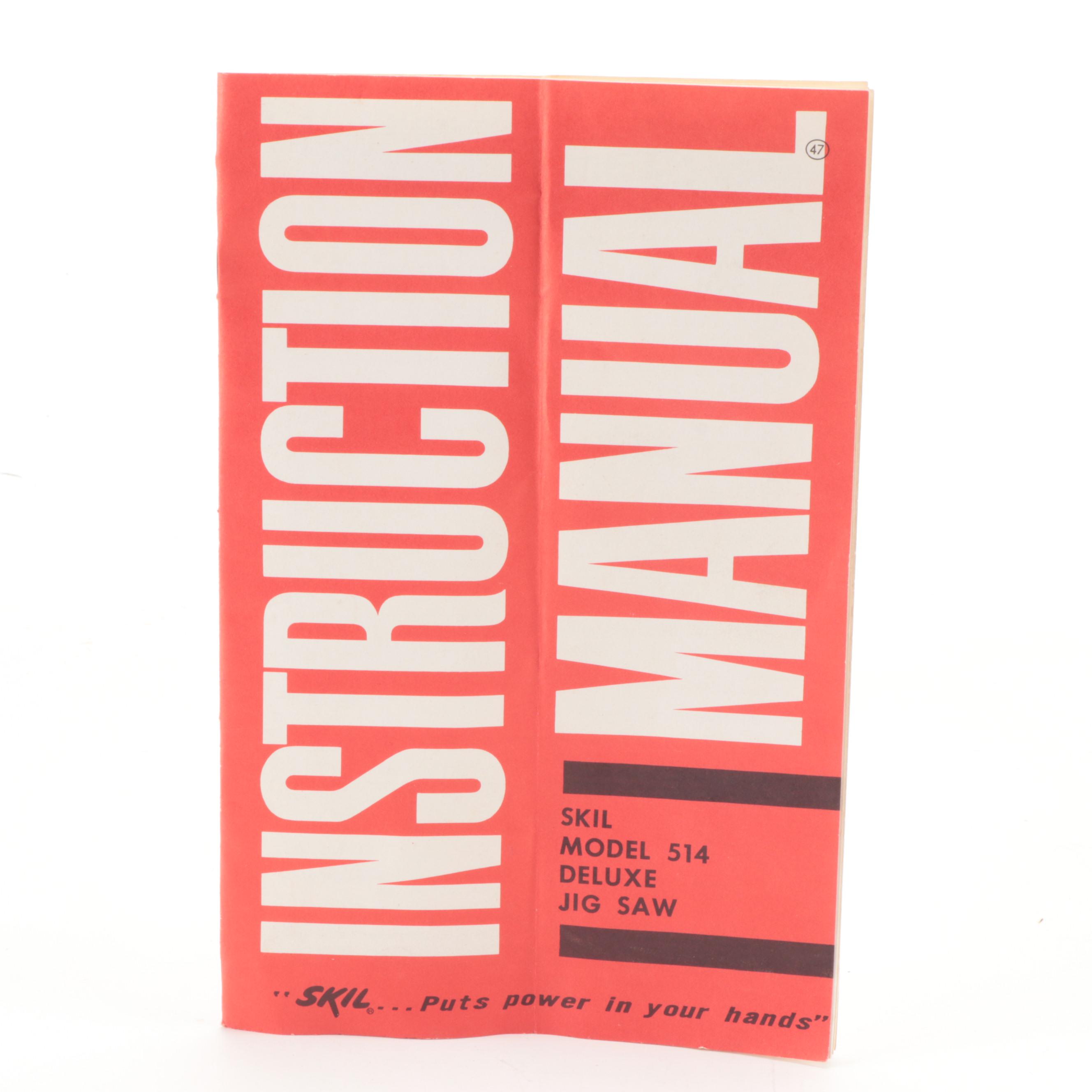 Skil 514 Deluxe Jig Saw with Commercial Electric Analog Multimeter and More