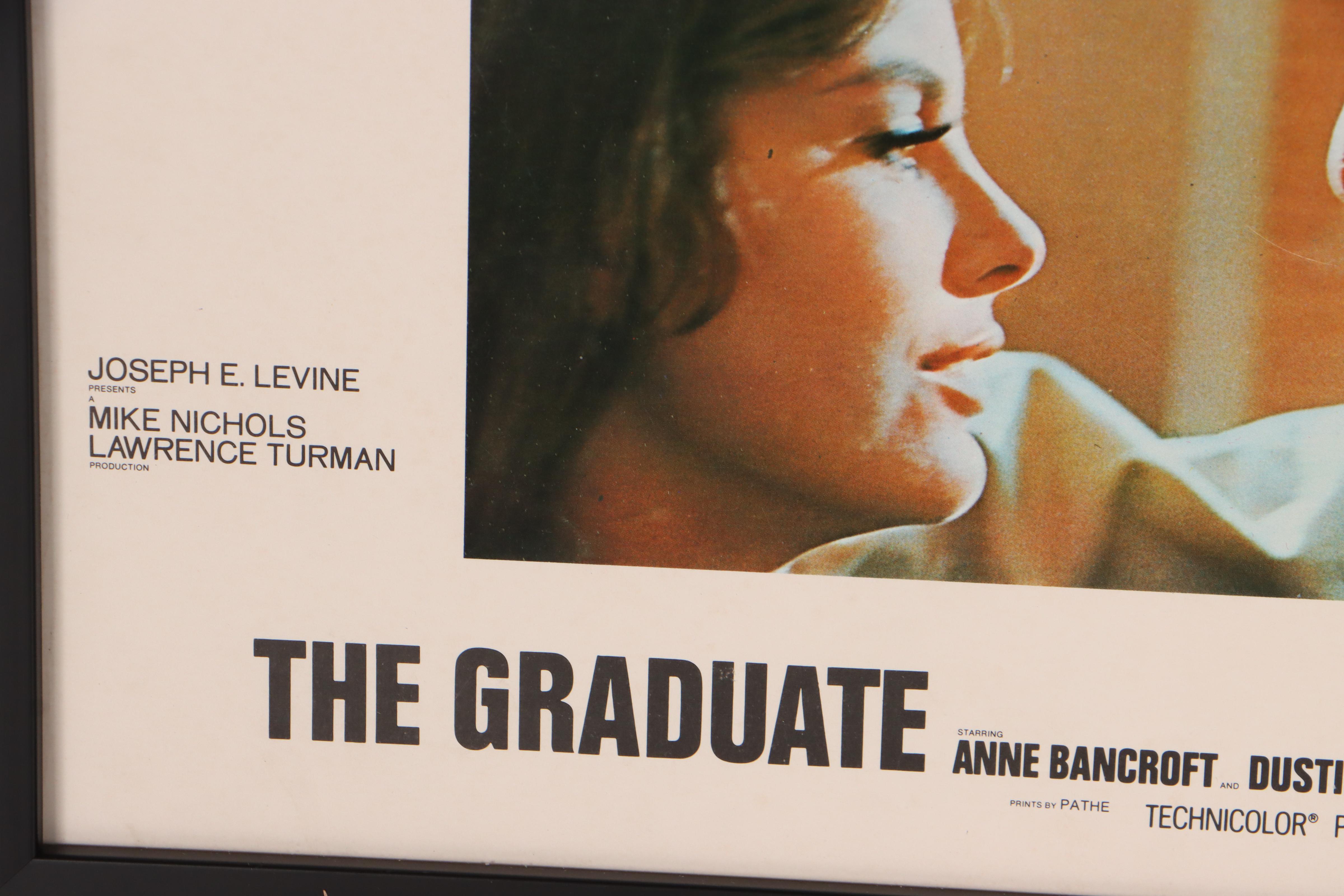 Anne Bancroft in "The Graduate" Film Release Poster, 1967