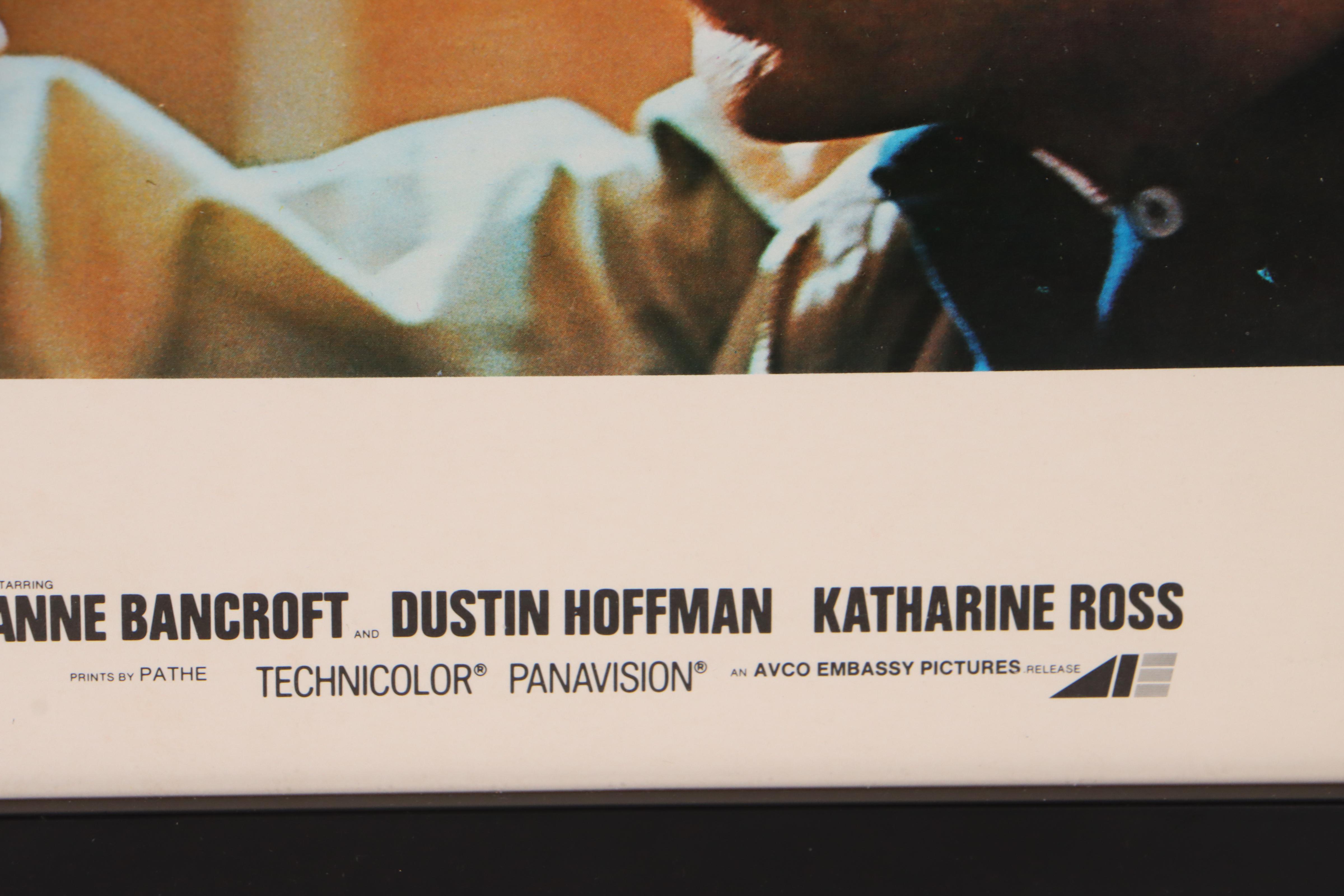 Anne Bancroft in "The Graduate" Film Release Poster, 1967