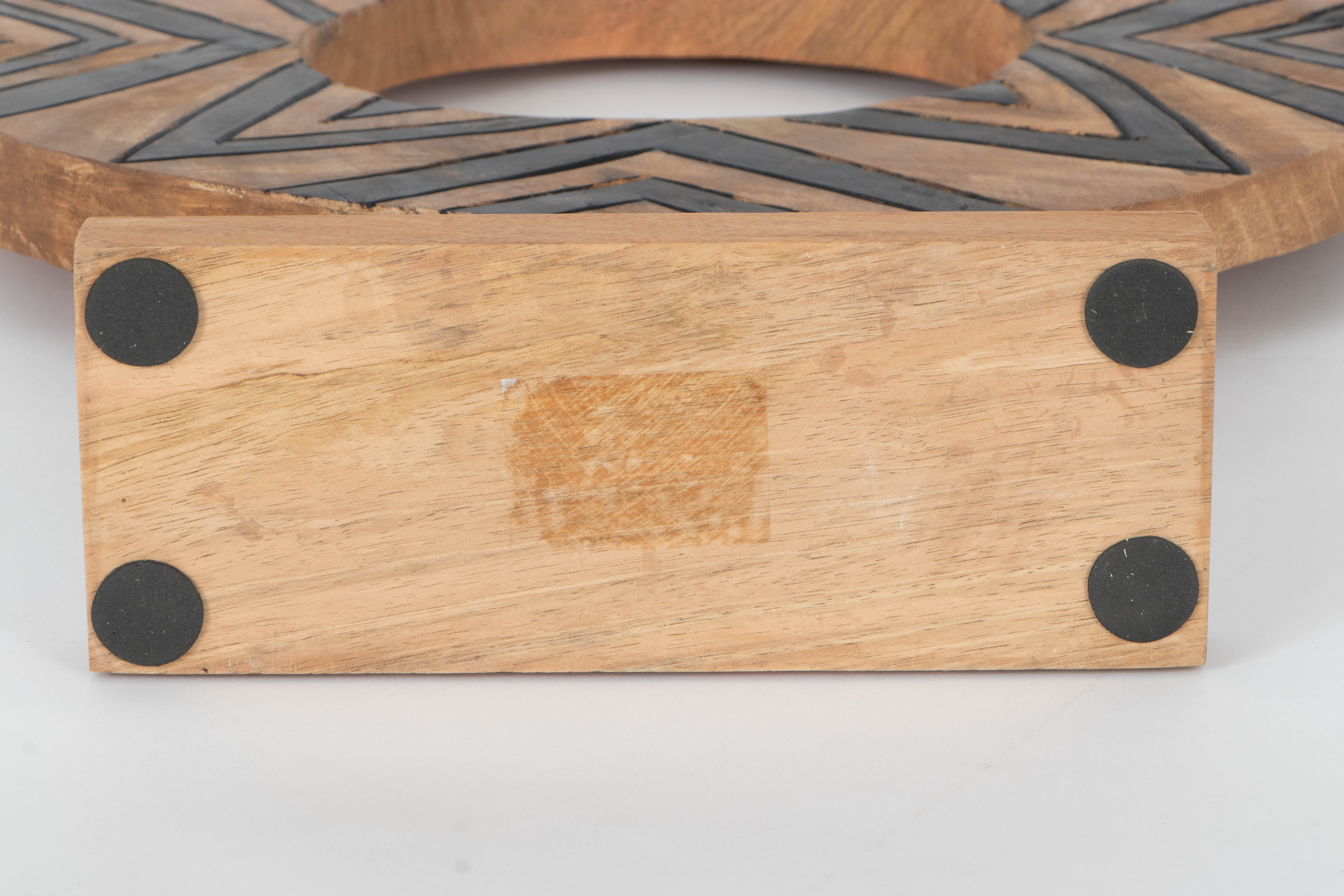 Decorative Carved Wood Tabletop Decor